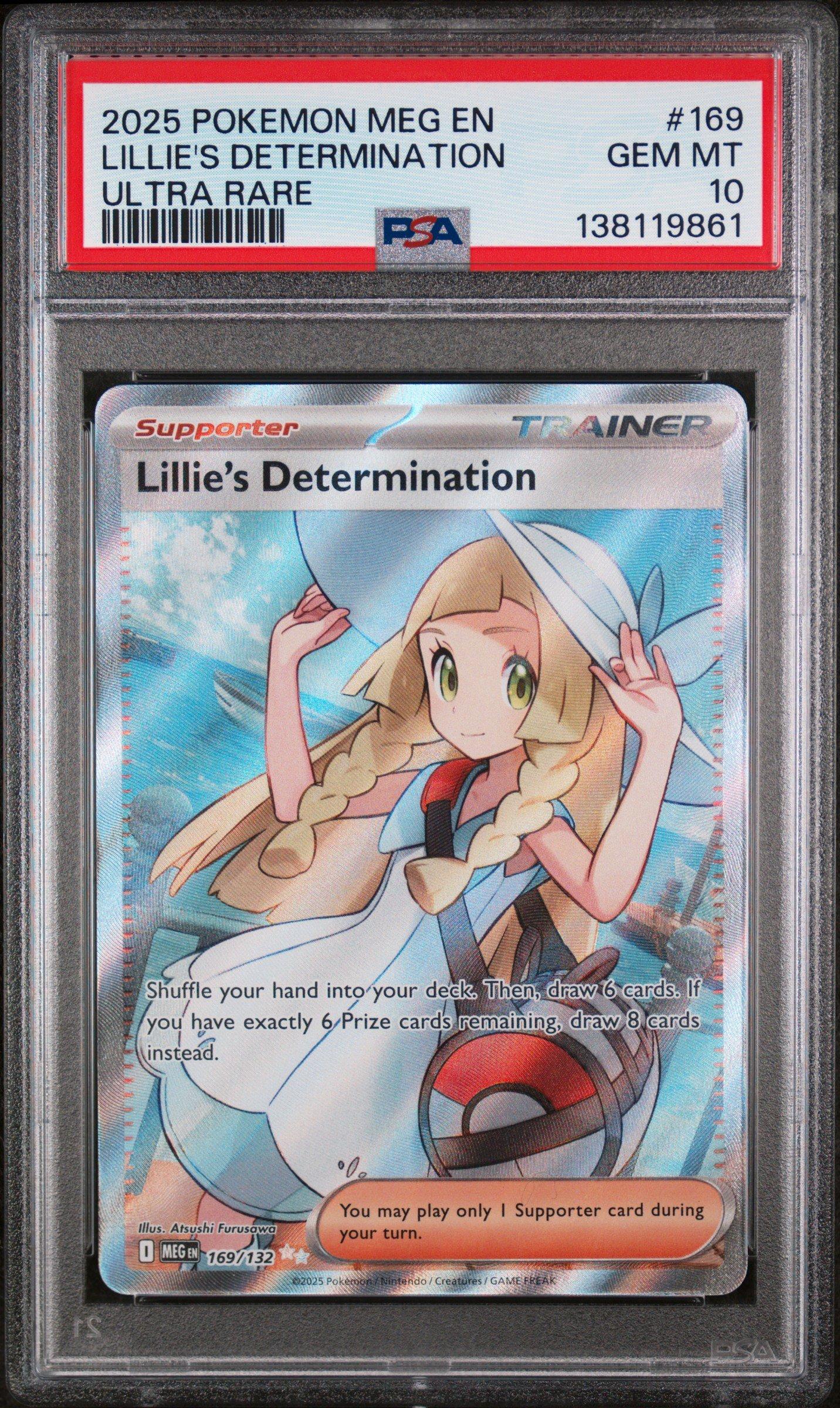 2025 Pokemon Meg En-mega Evolution 169 Lillie's Determination