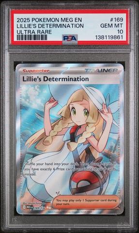 2025 Pokemon Meg En-mega Evolution 169 Lillie's Determination