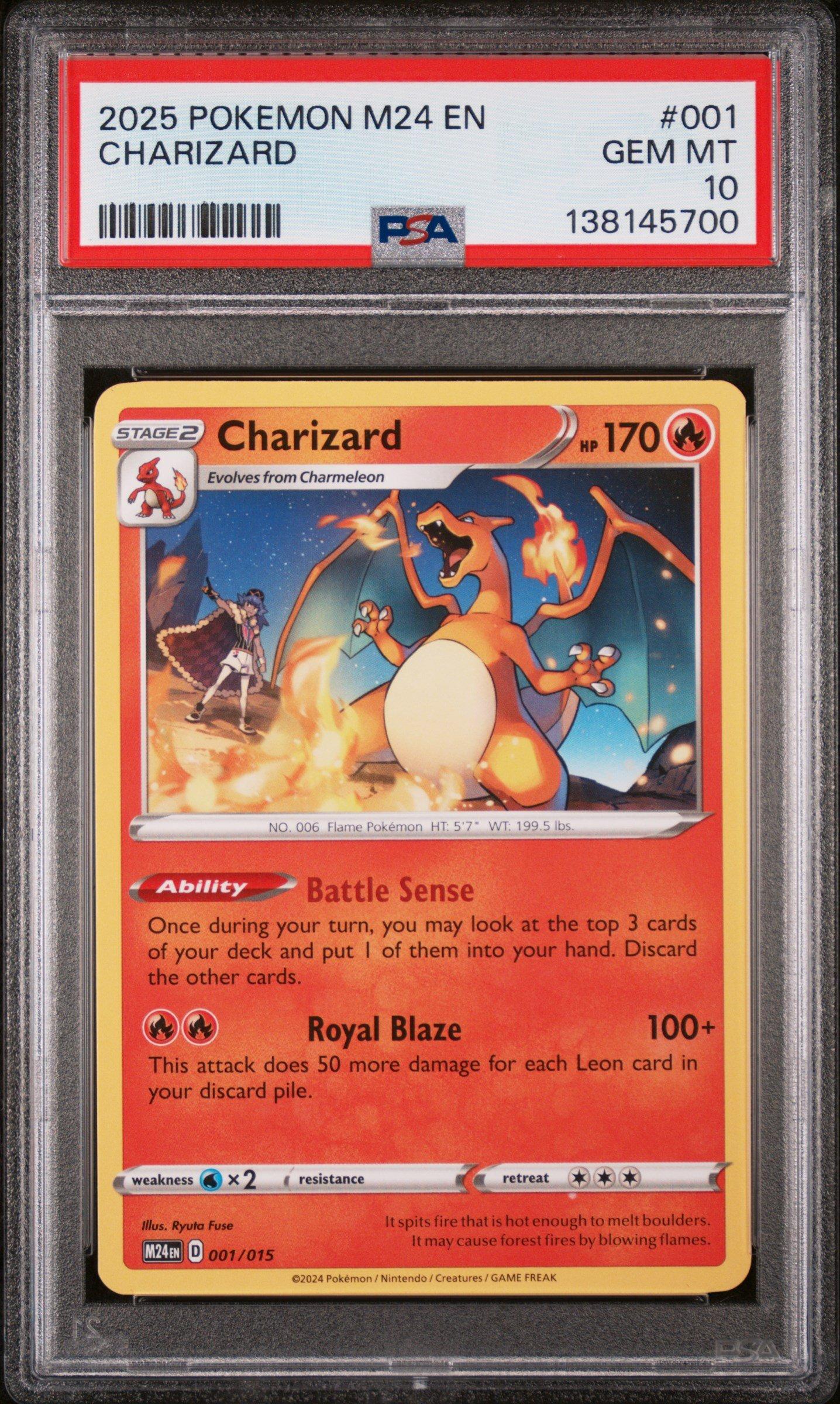 2025 Pokémon N24 PSAグレード付きカード 2025 Pokemon M24 En-mcdonald's Collection 001 Charizard PSA 10