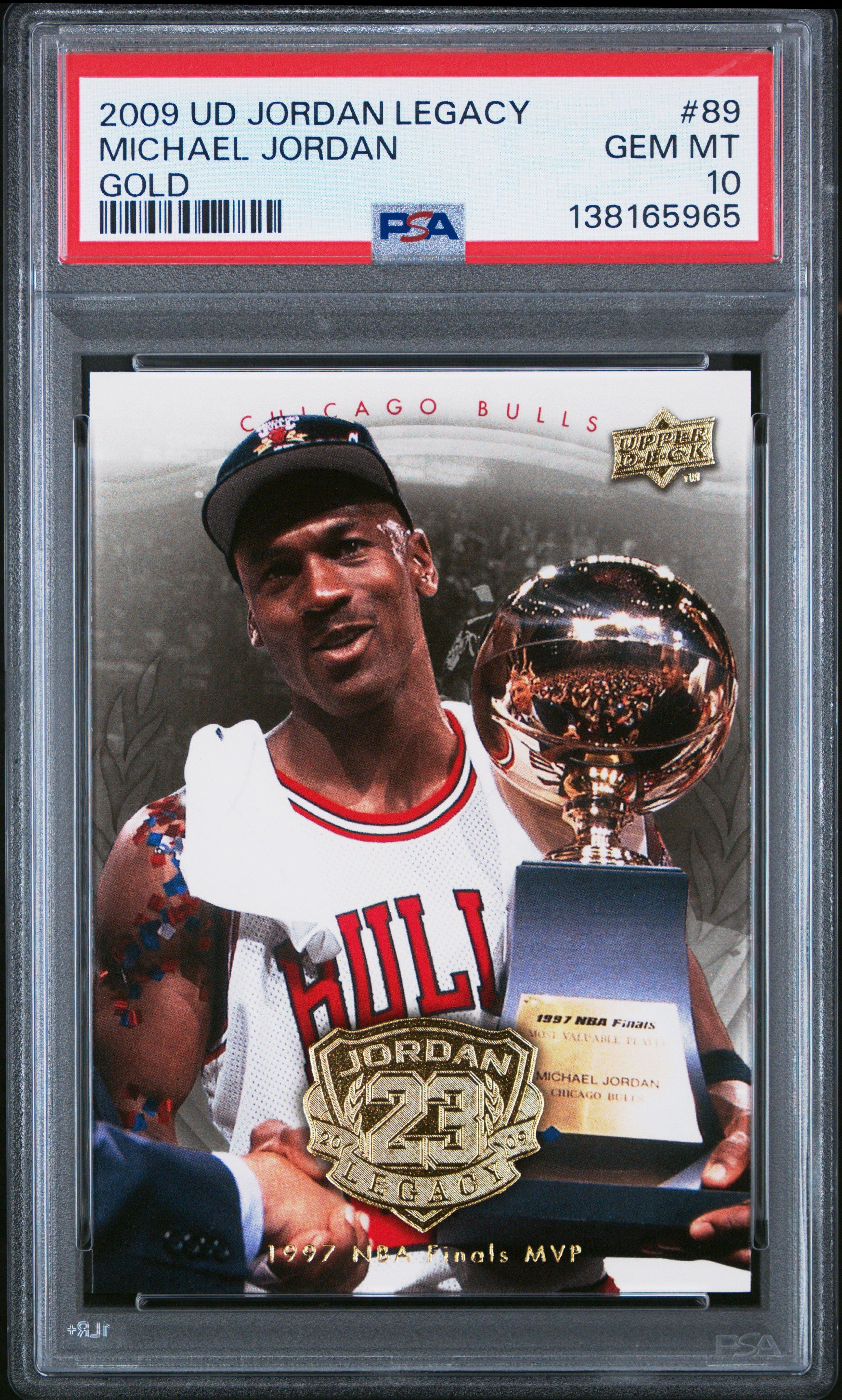 その他 jordan psa10 2009 Upper Deck Jordan Legacy Gold 89 Michael Jordan PSA 10 Graded