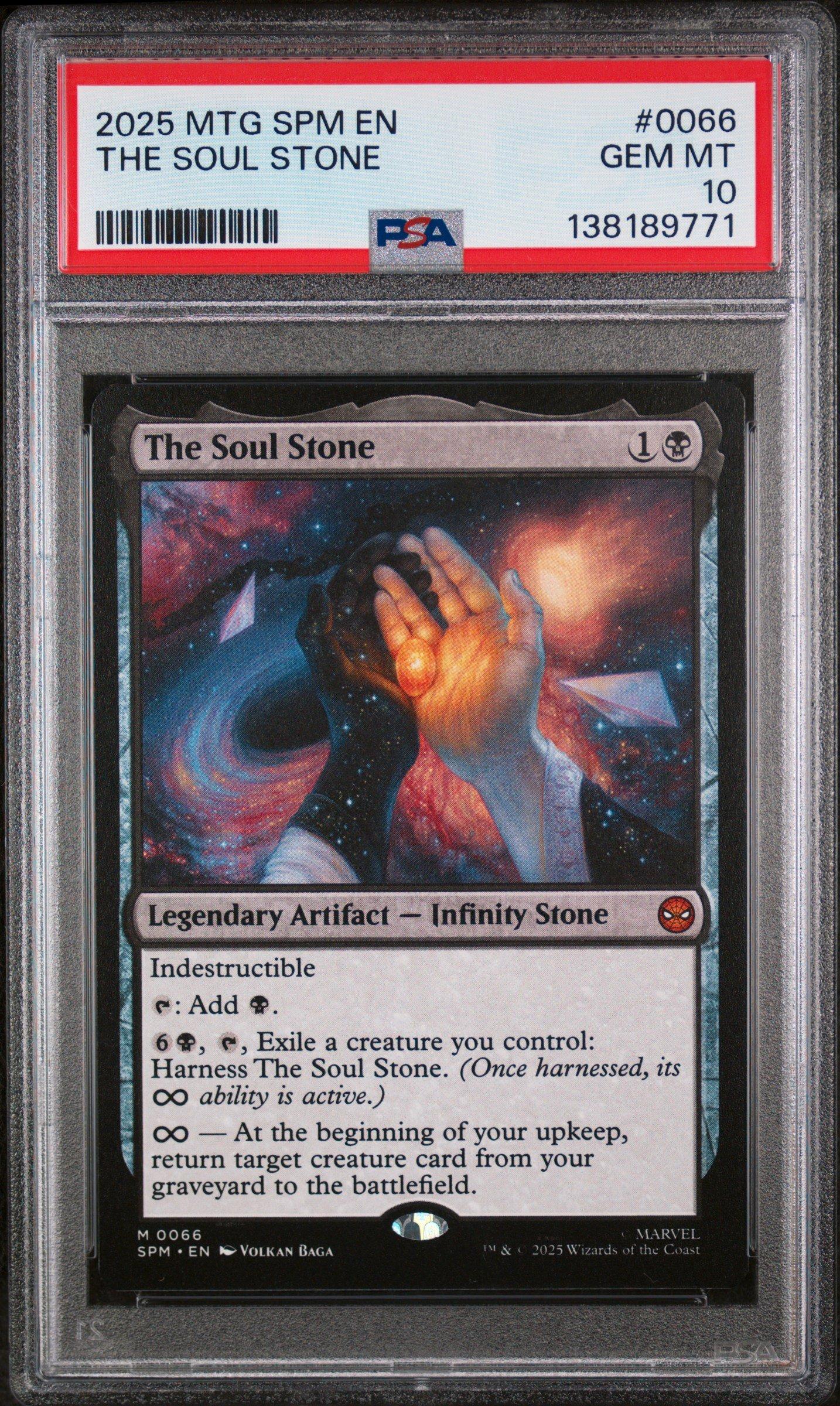 2025 Magic The Gathering Marvel's Spider-man 0066 The Soul Stone