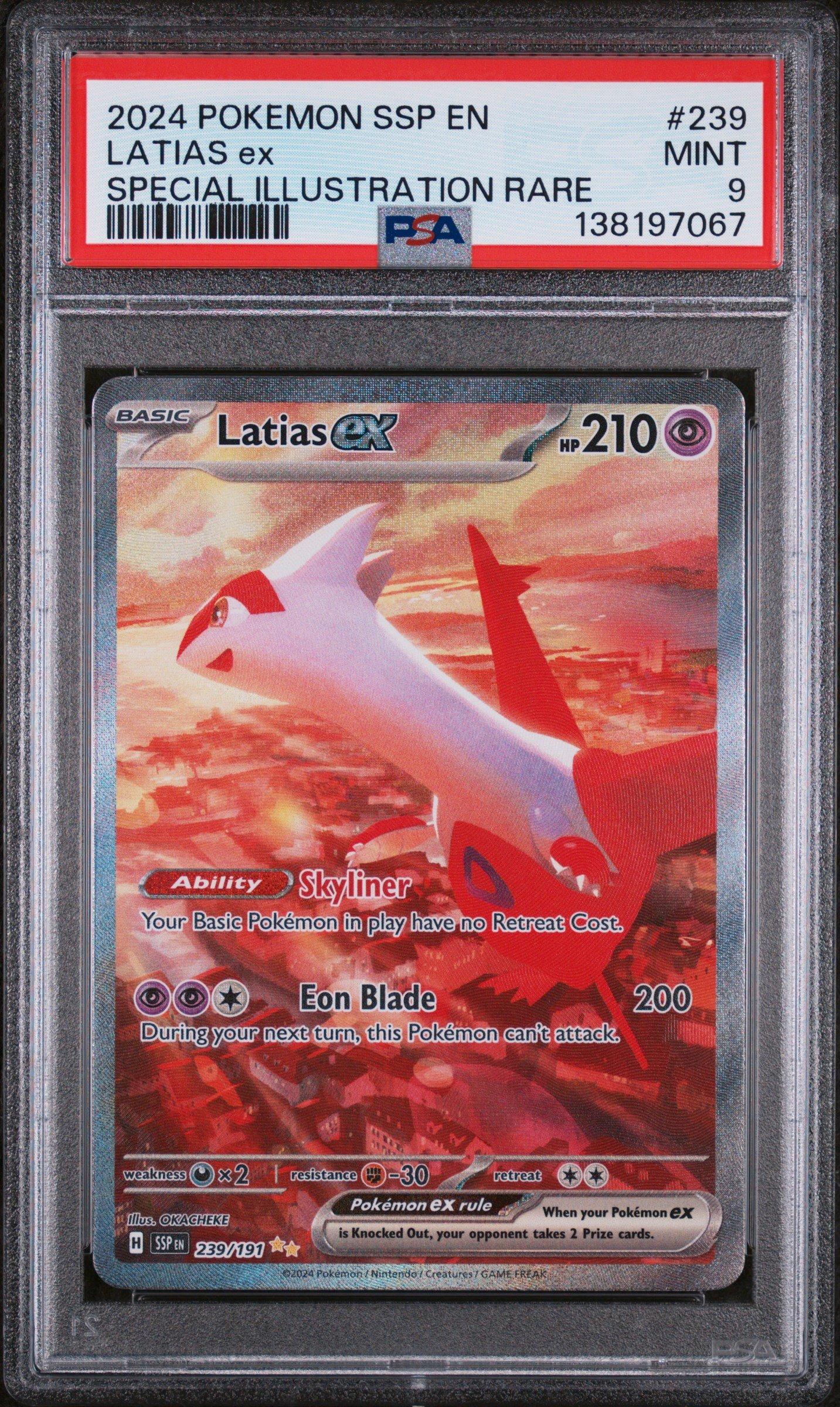 2024 Pokemon Ssp En-surging Sparks 239 Latias Ex Special
