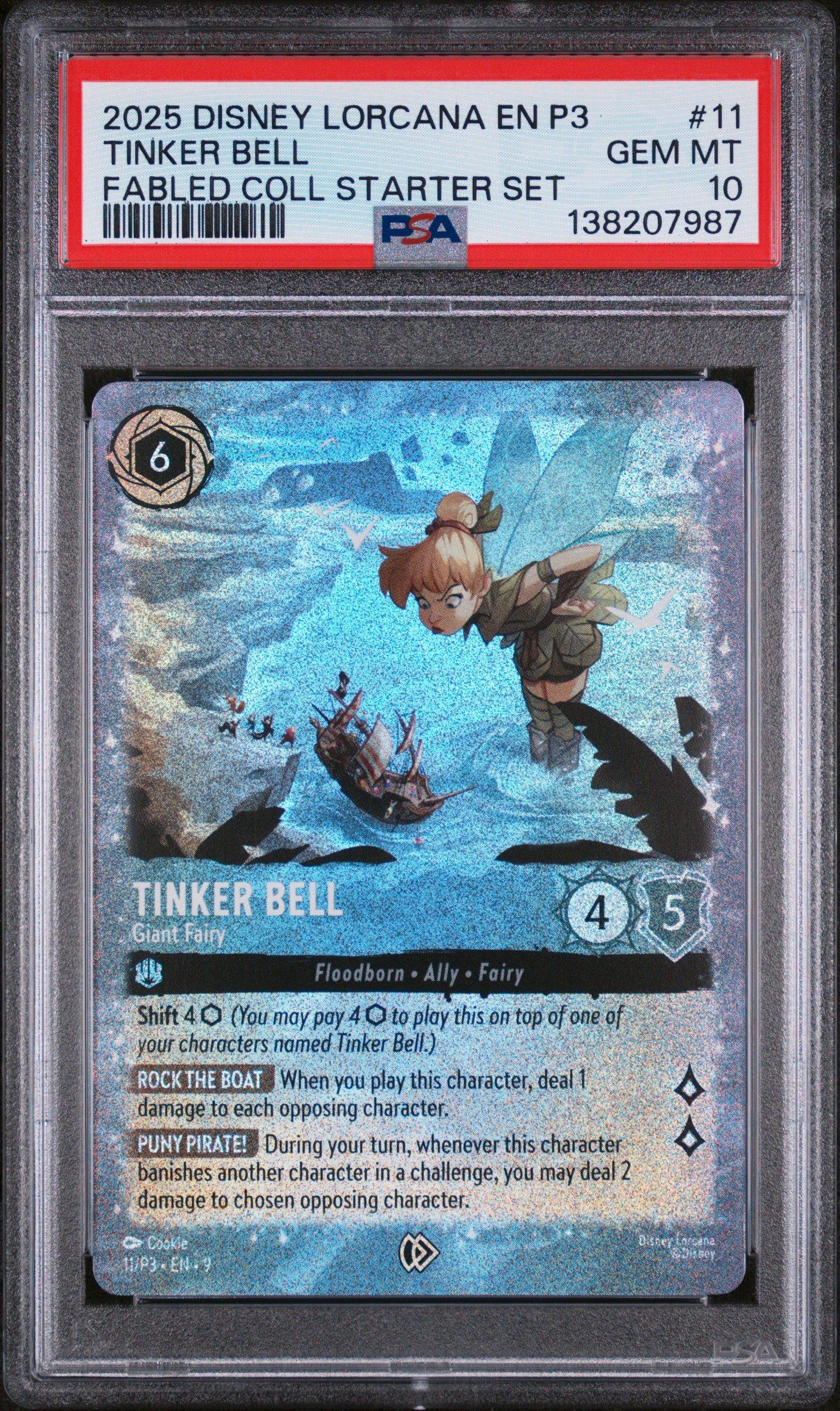 2025 Disney Lorcana En P3-promo 11 Tinker Bell - Giant Fairy