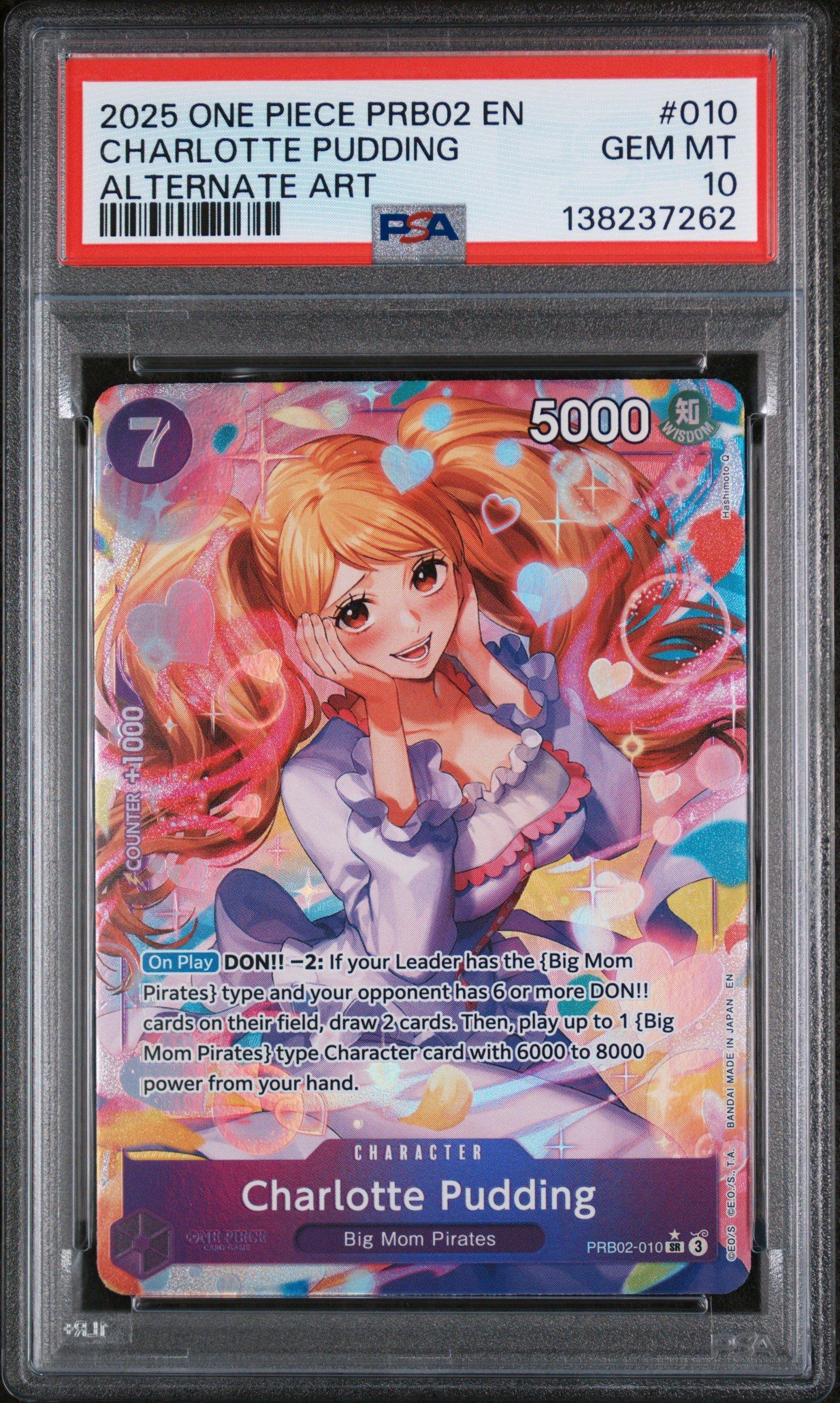 one piece card game charlotte pudding PRB02-010 Charlotte Pudding (SR) main image 0