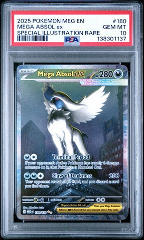 2025 Pokemon Meg En-mega Evolution 180 Mega Absol Ex Special