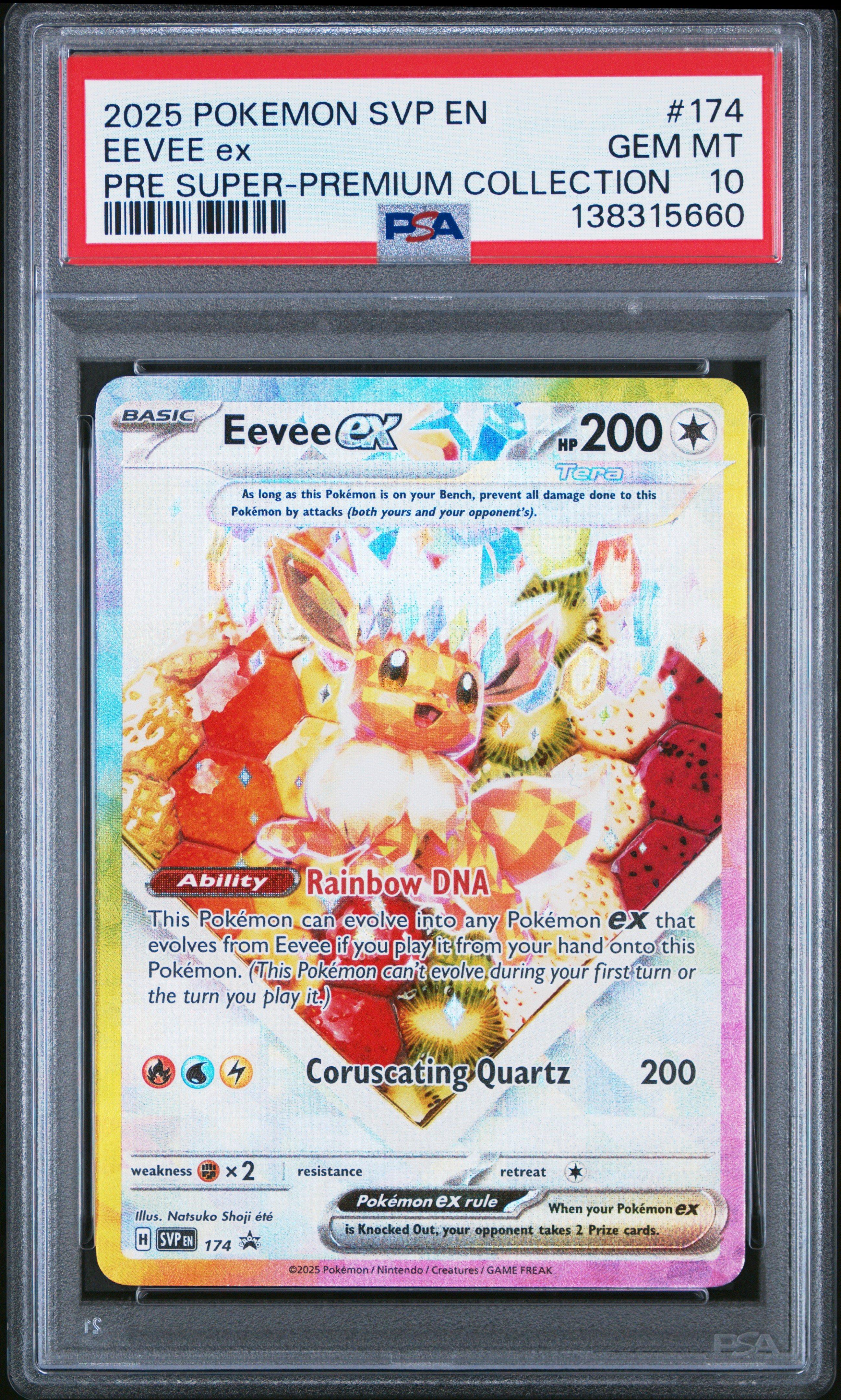 2025 Pokemon Svp En-sv Black Star Promo 174 Eevee Ex Prismatic