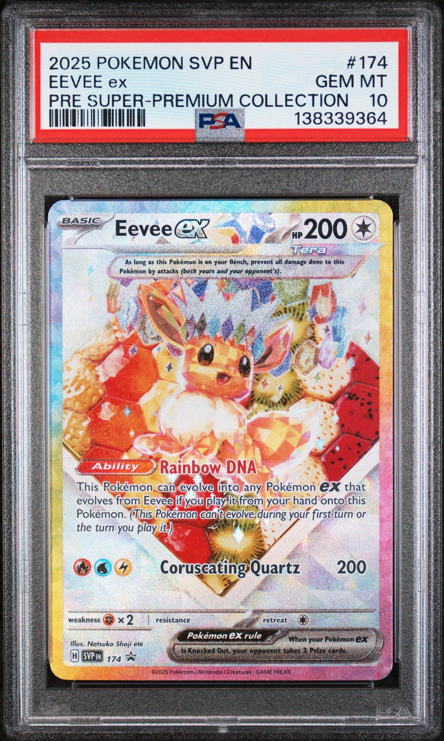 2025 Pokemon Svp En-sv Black Star Promo 174 Eevee Ex Prismatic