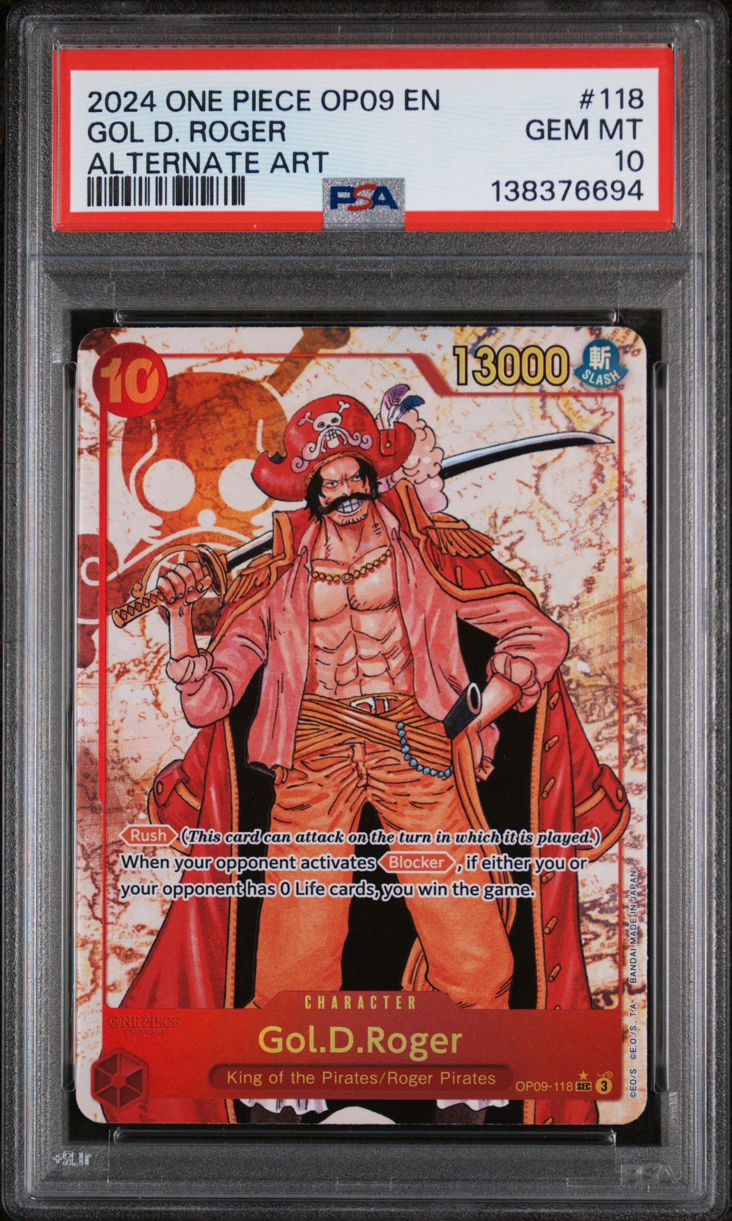 2024 ONE PIECE OP09 JP #118 ゴールド・D・ロジャー 2024 One Piece Op09-emperors In The New World 118 Gol D. Roger