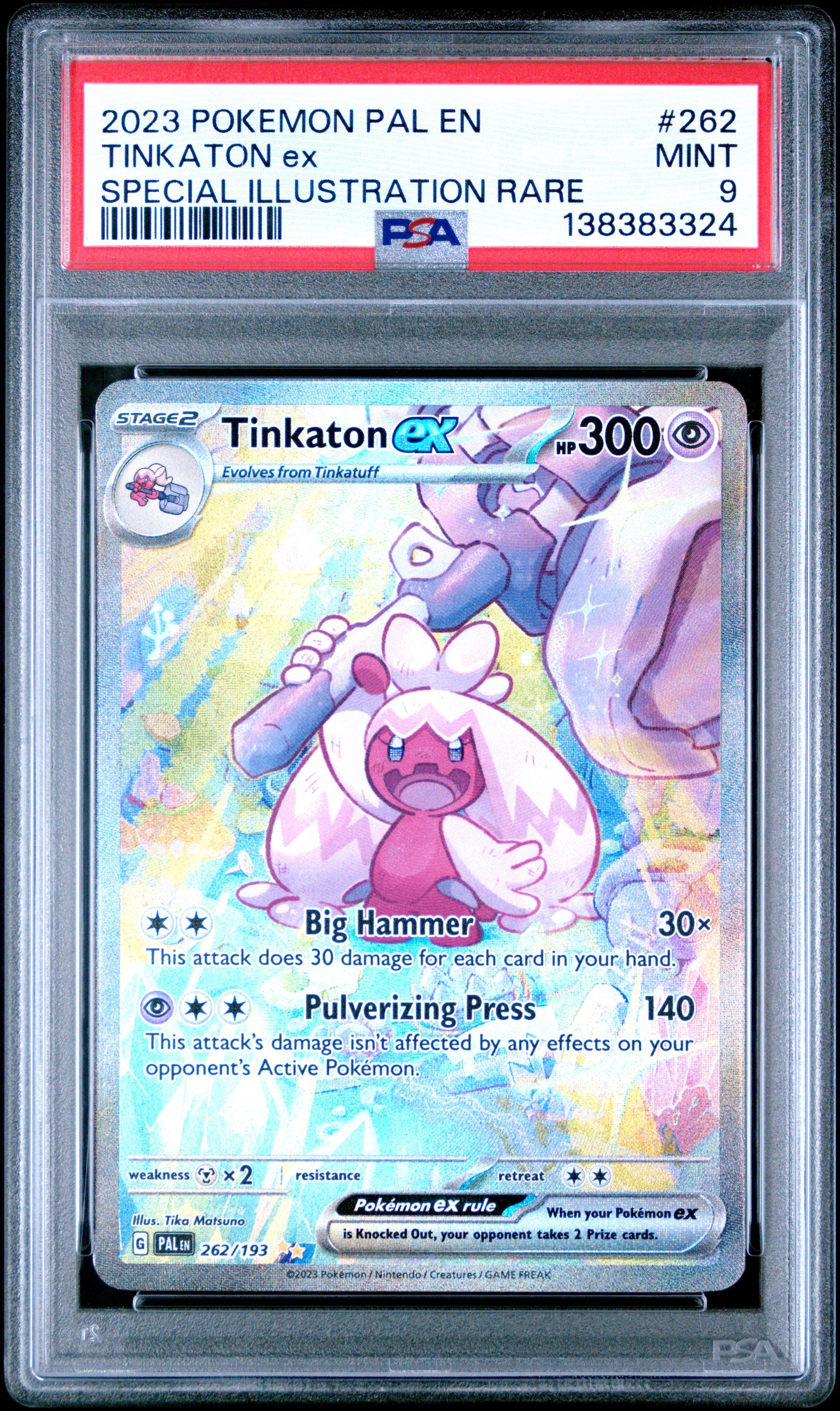 2023 Pokemon Pal En-paldea Evolved 262 Tinkaton Ex Special