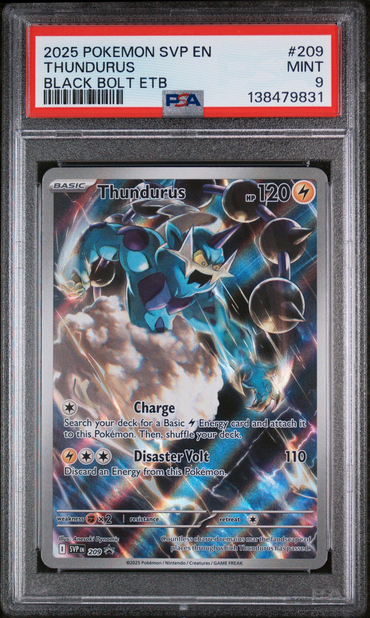 2025 Pokemon Svp En-sv Black Star Promo 209 Thundurus Black Bolt