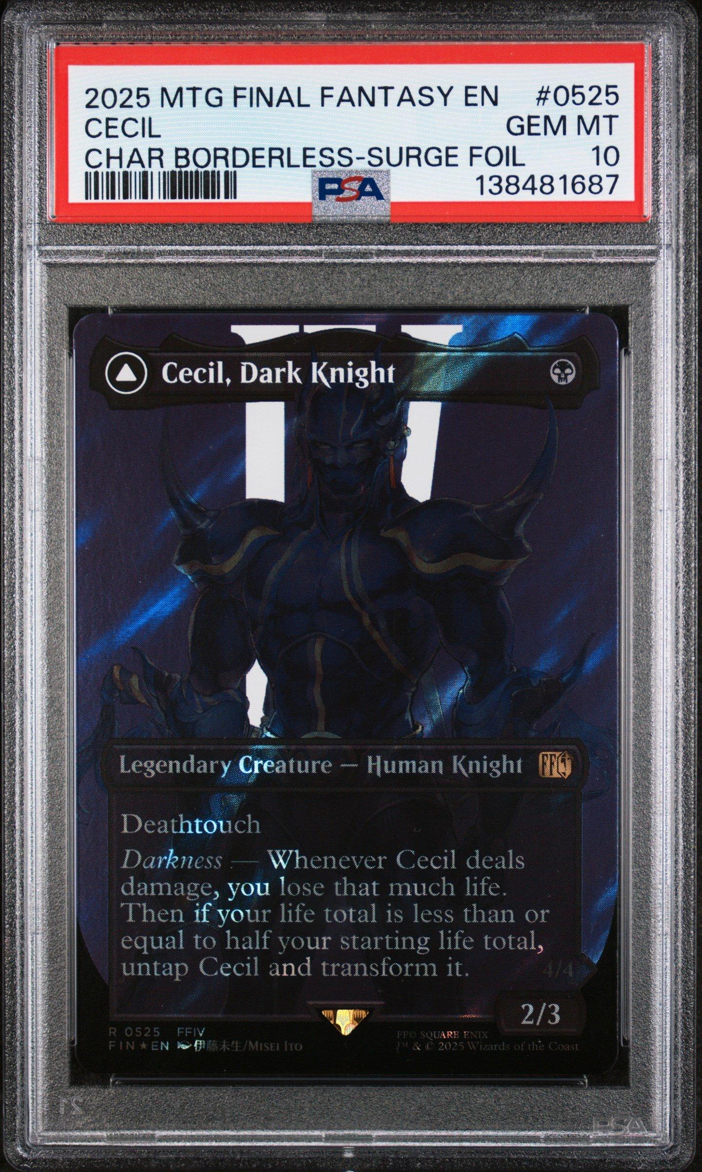 2025 Magic The Gathering Final Fantasy 0525 Cecil, Dark Knight