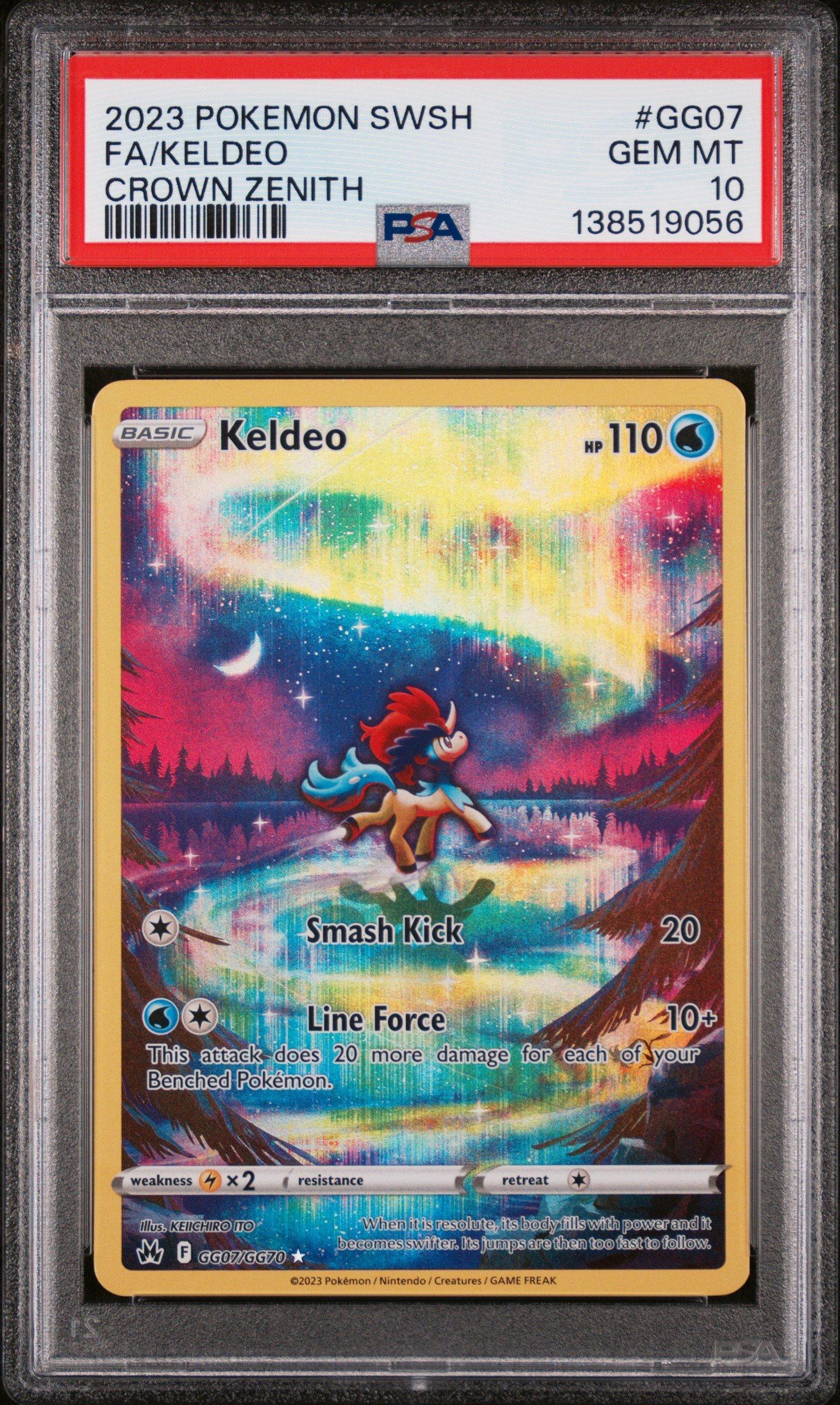 2023 Pokemon Sword And Shield Crown Zenith Gg07 Full Art/keldeo
