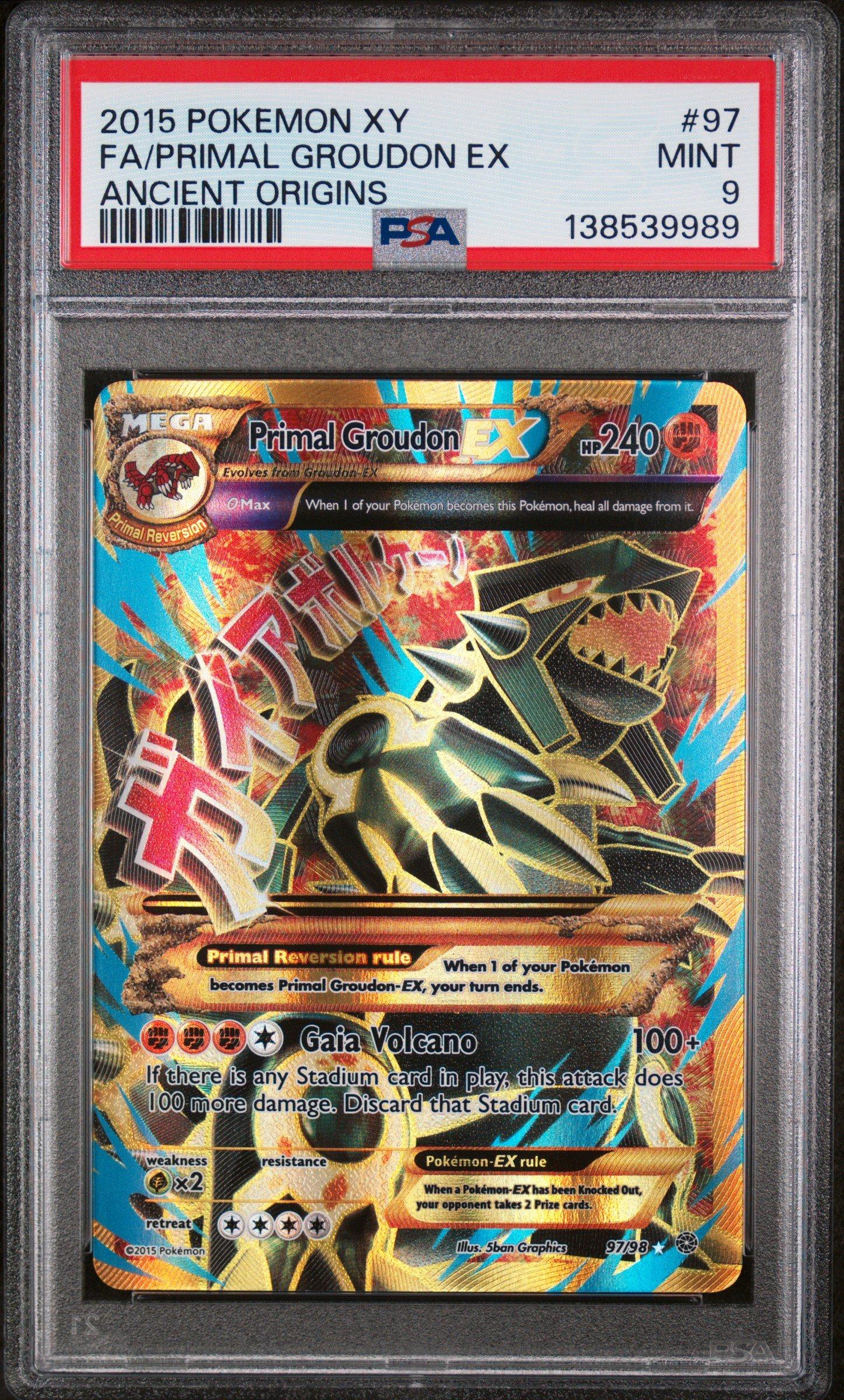 pokemon cards ancient origins M Tyranitar EX 2015 Ultra Rare #92 PSA Authenticated 9 Card Encased in a durable acrylic holder to highlight the vibrant artwork of this fan 2015 Pokemon Xy Ancient Origins