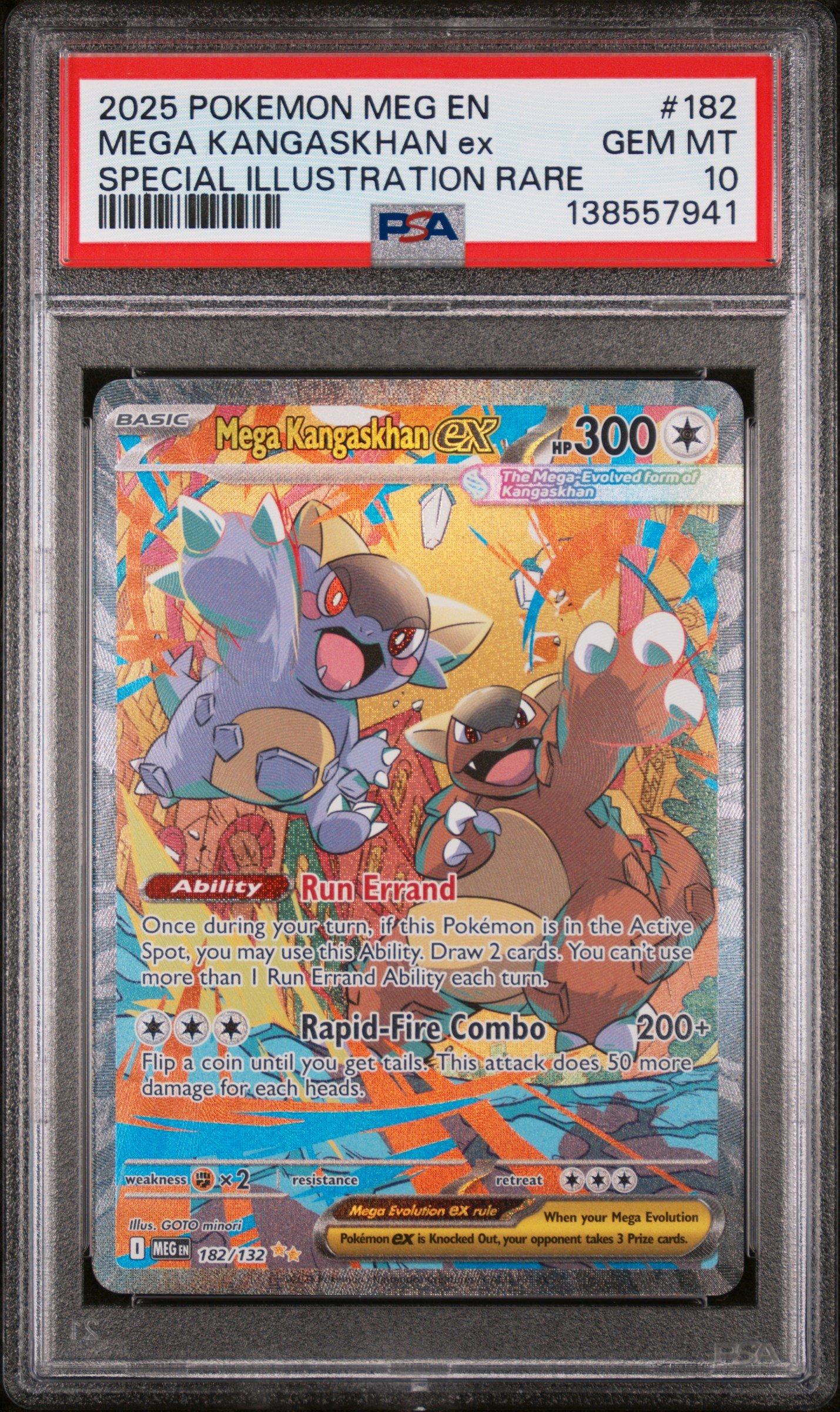2025 ポケモンカード メガカンガルーラex #089 PSA10 2025 Pokemon Meg En-mega Evolution 182 Mega Kangaskhan Ex Special