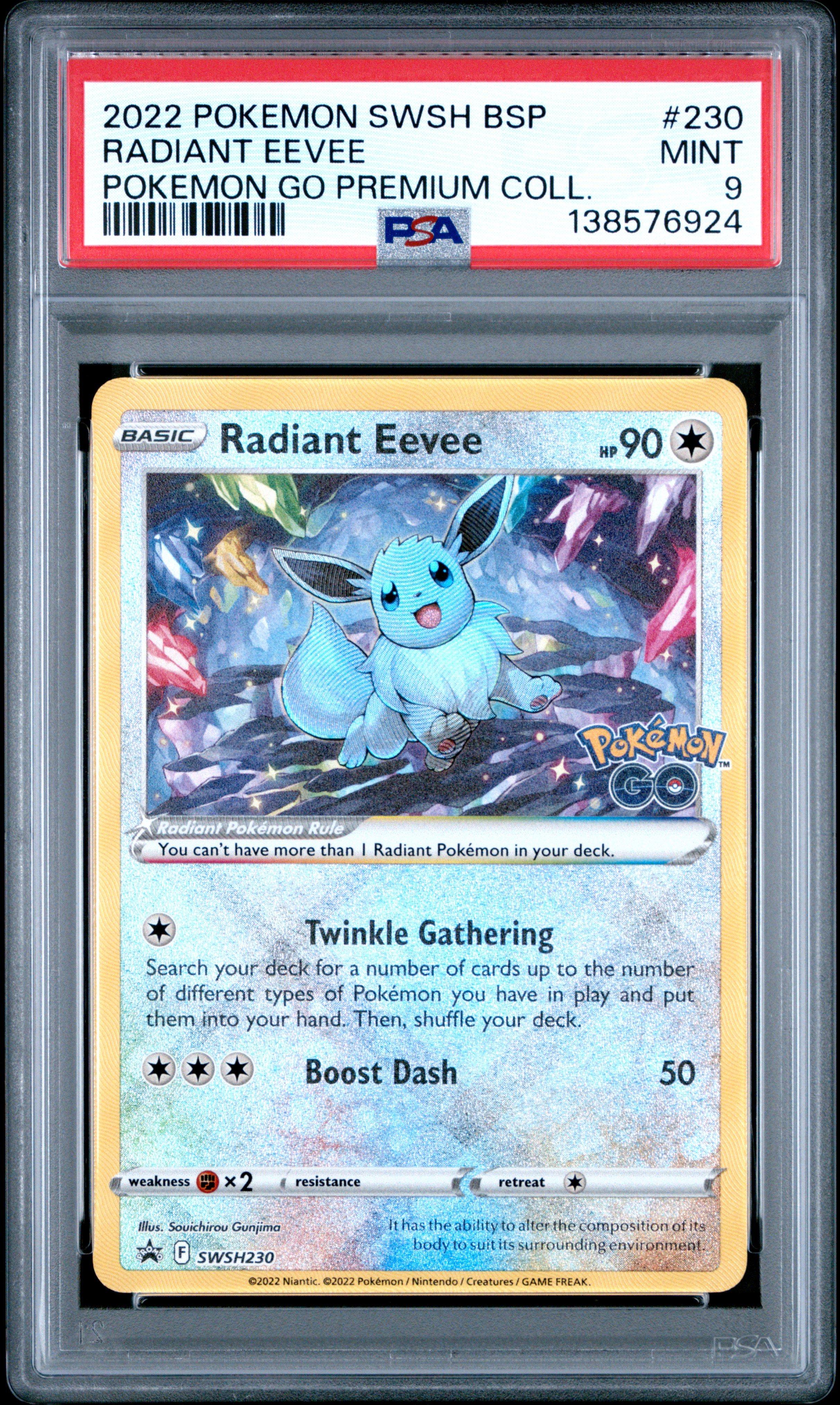 radiant eevee pokemon go card price Pokmon TCG: Pokmon Premium CollectionRadiant Eevee!  Eclipse Cards You cant have more than 1 Radiant Pokmon in your deck Pokemon Card Sparkling Radiant Eevee