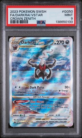 2023 Pokemon Sword And Shield Crown Zenith Gg50 Full Art/darkrai