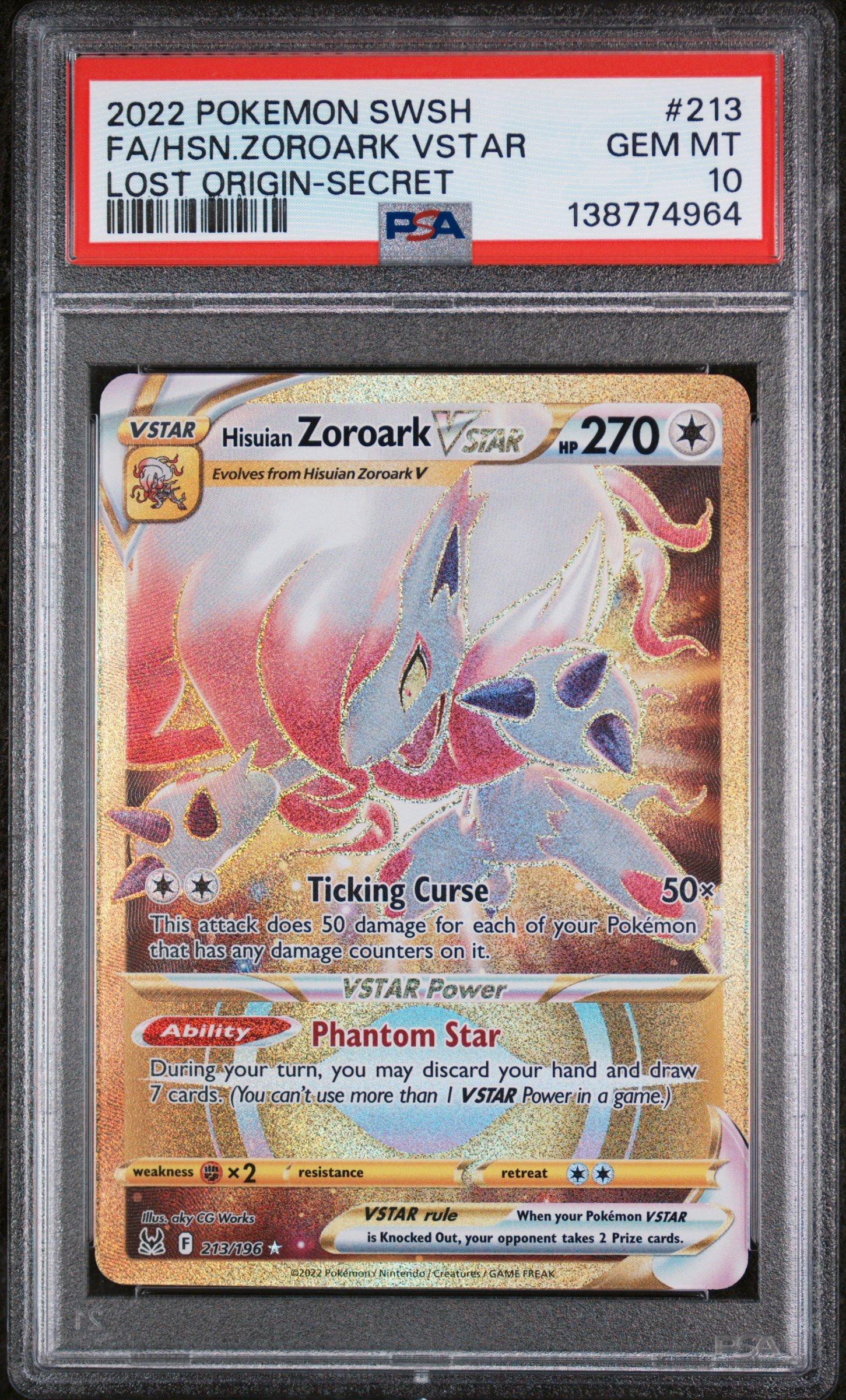 2022 Pokemon Sword & Shield Lost Origin 213 Full Art/hisuian