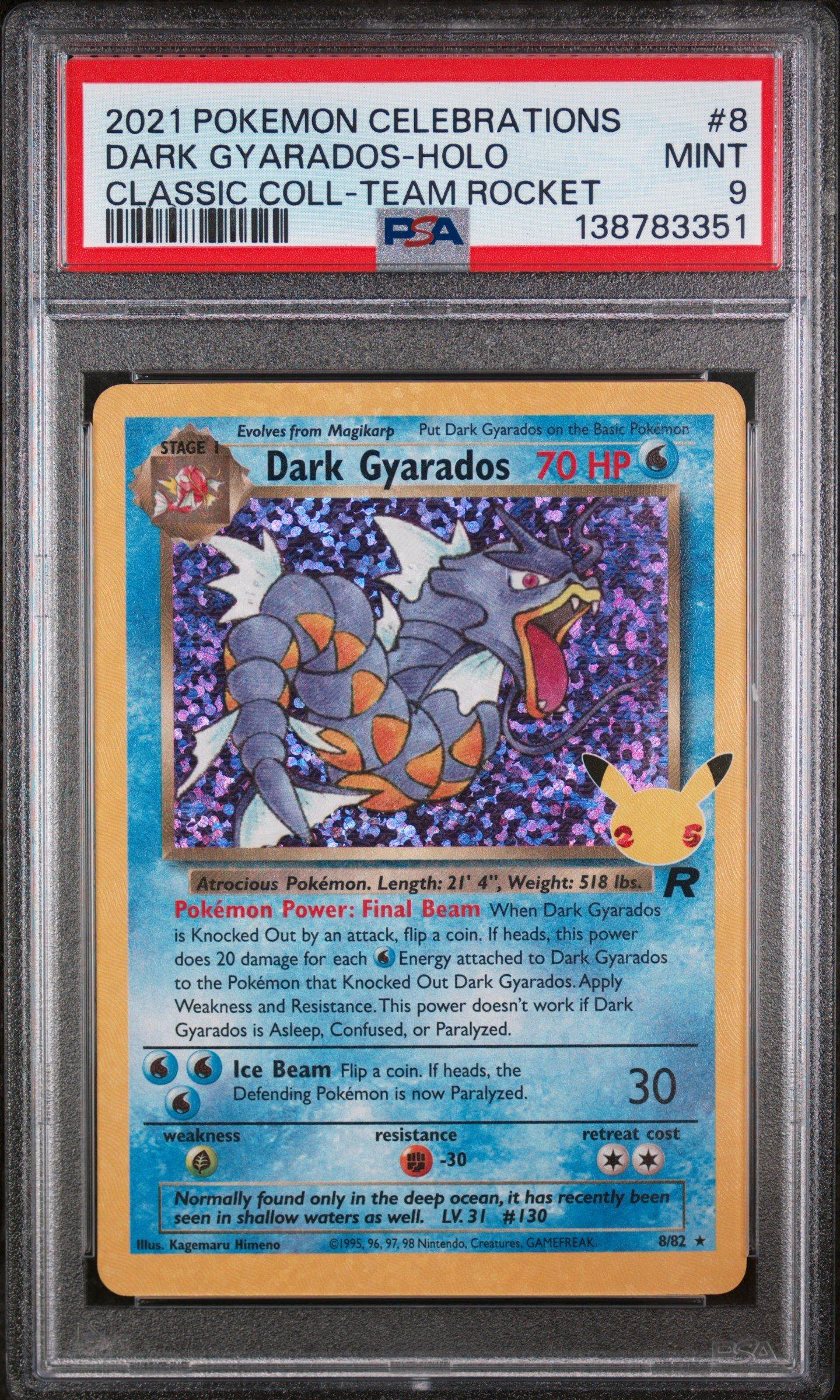 dark gyarados pokemon card Dark Gyarados Pokemon Card Credit Card Skin