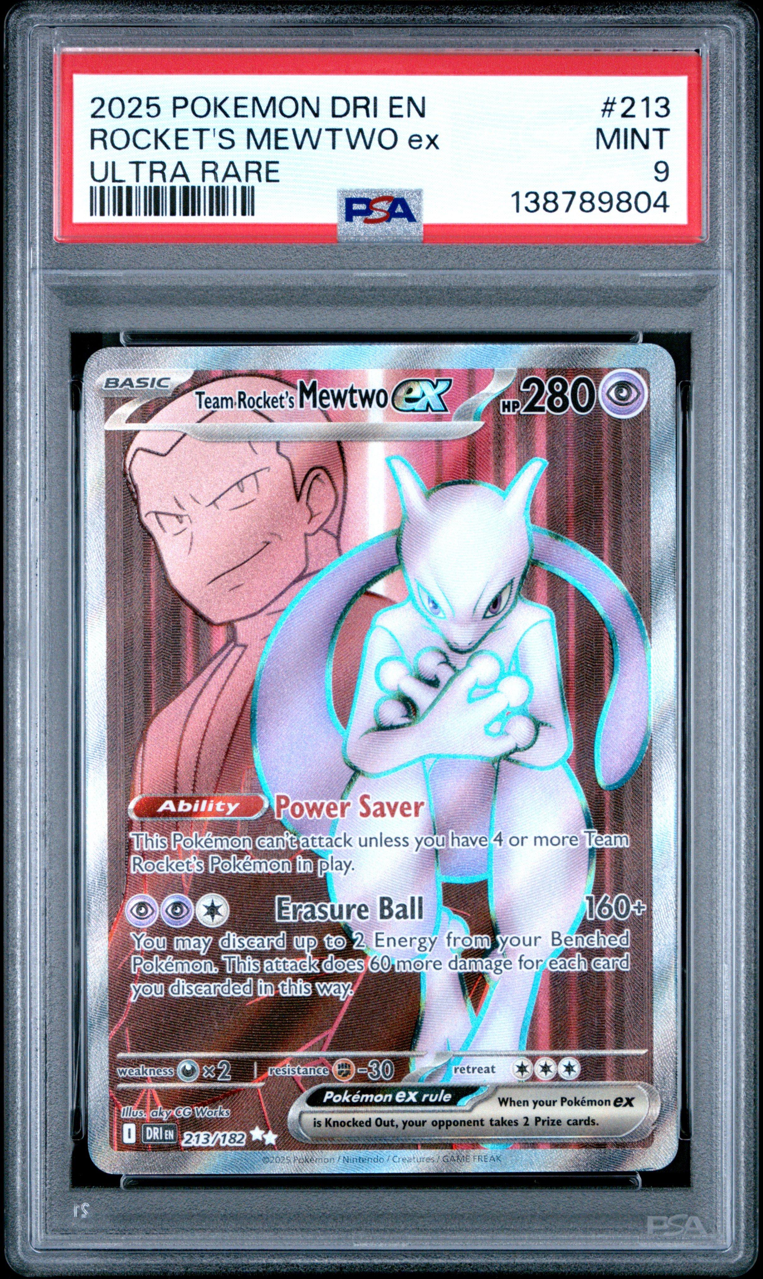 graded mewtwo card Graded Pokemon Card - Mewtwo 183/165
