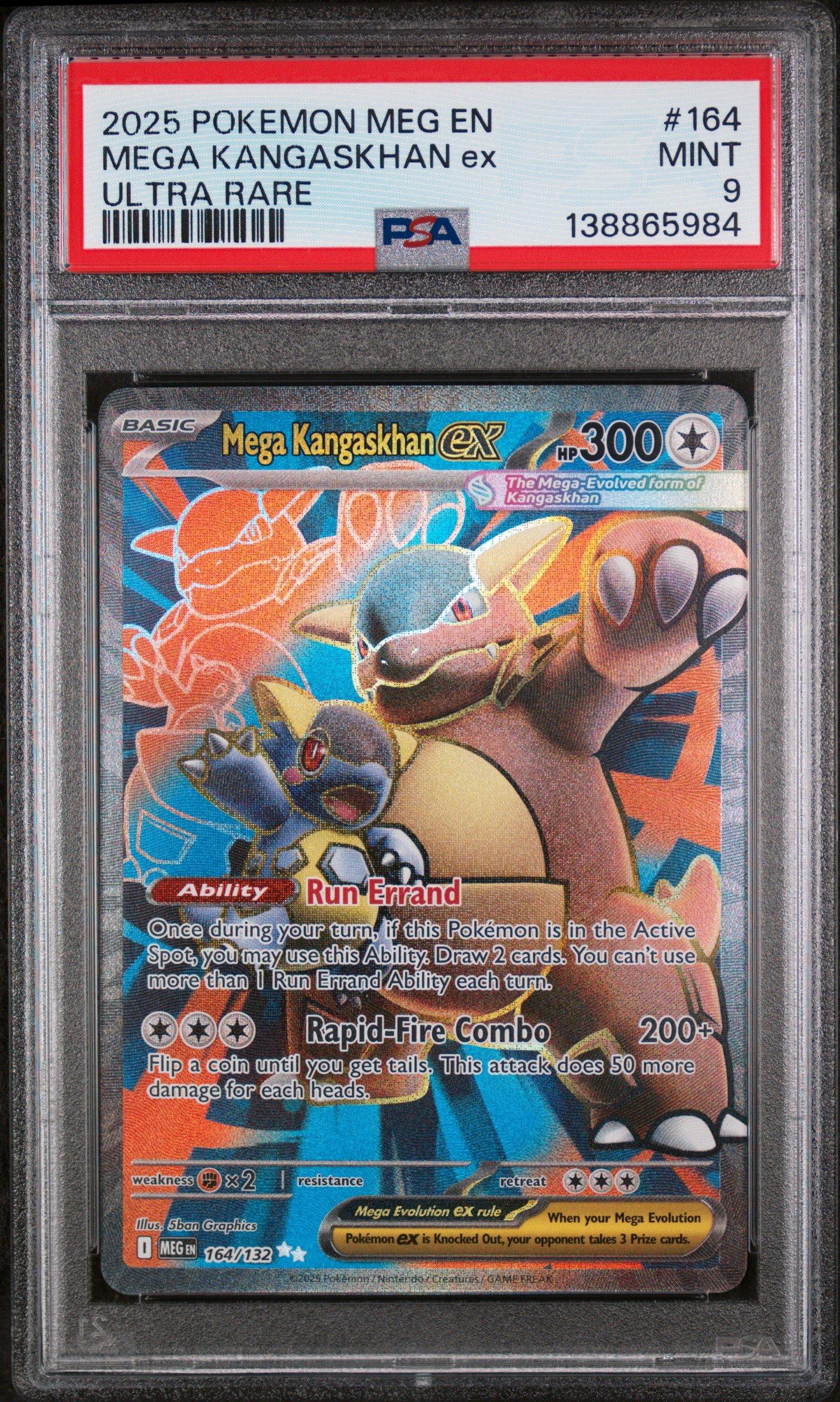 2025 ポケモンカード メガドラゴンITE ex PSA9 2025 Pokemon Meg En-mega Evolution 164 Mega Kangaskhan Ex Ultra