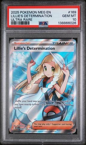 2025 Pokemon Meg En-mega Evolution 169 Lillie's Determination