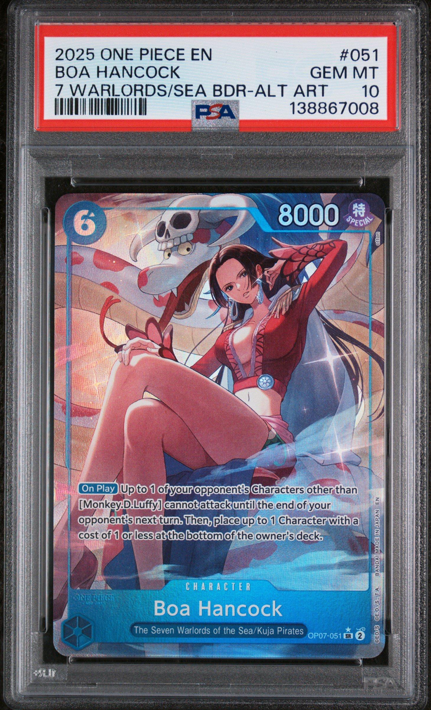 ワンピース カードゲーム 2025 ONE PIECE JP BOA HANCOCK #051 2025 One Piece Seven Warlords Of The Sea Binder Set 051 Boa