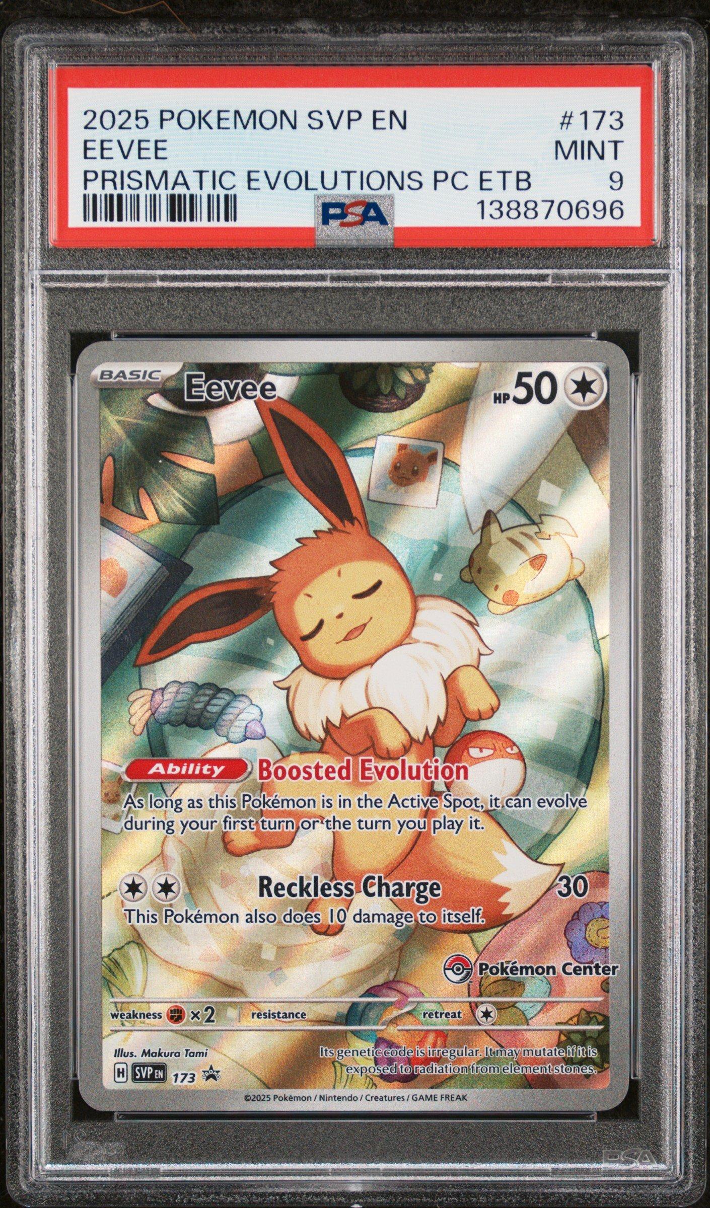 2025 Pokemon Svp En-sv Black Star Promo 173 Eevee Prismatic