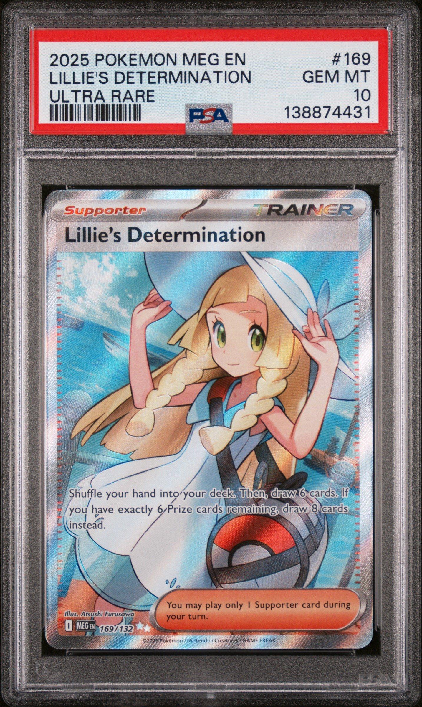 2025 Pokemon Meg En-mega Evolution 169 Lillie's Determination