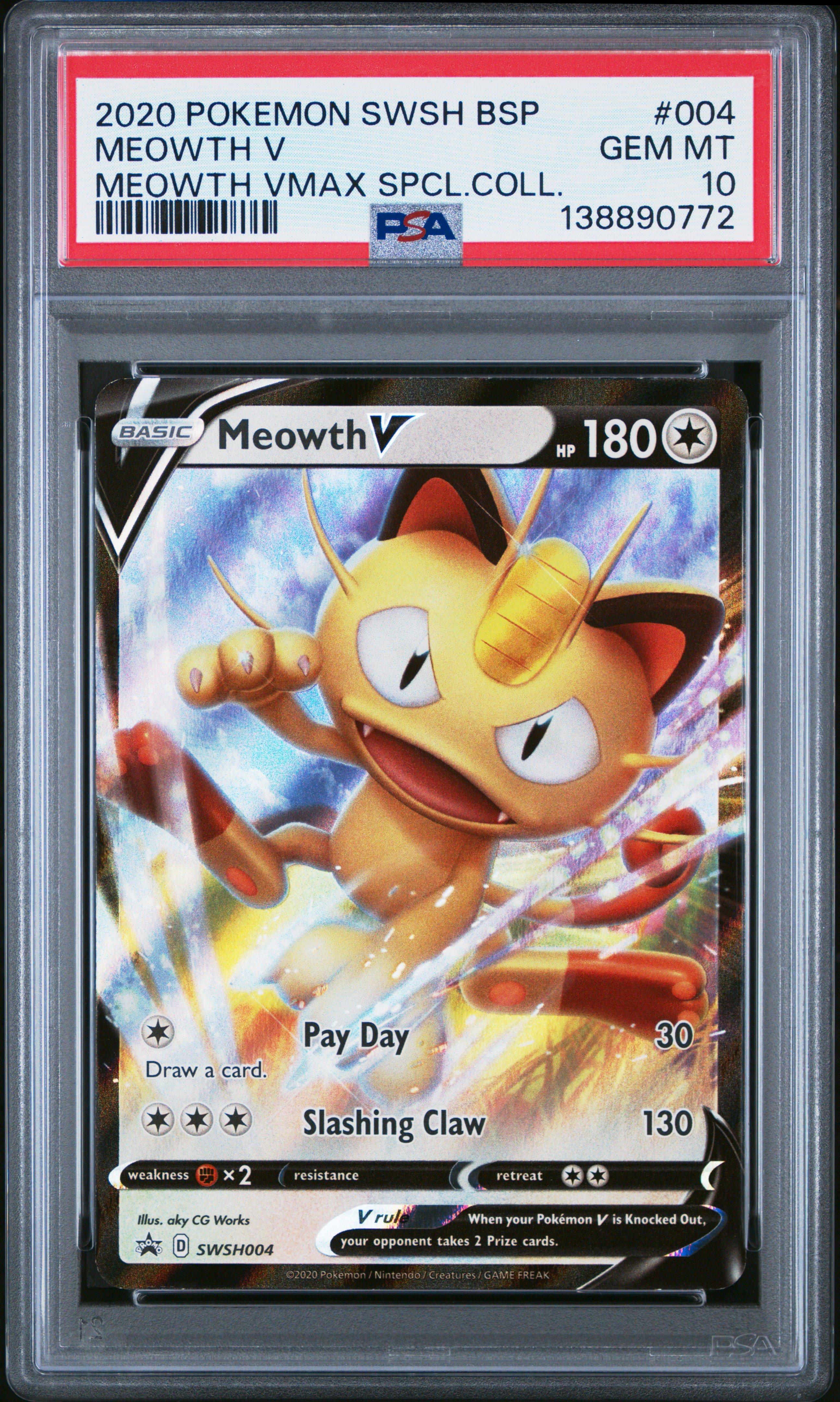 2020 pokemon trading card game meowth vmax set Pokmon TCG: Special Collection Attack 1 2020 Pokemon SWSH Promo Special