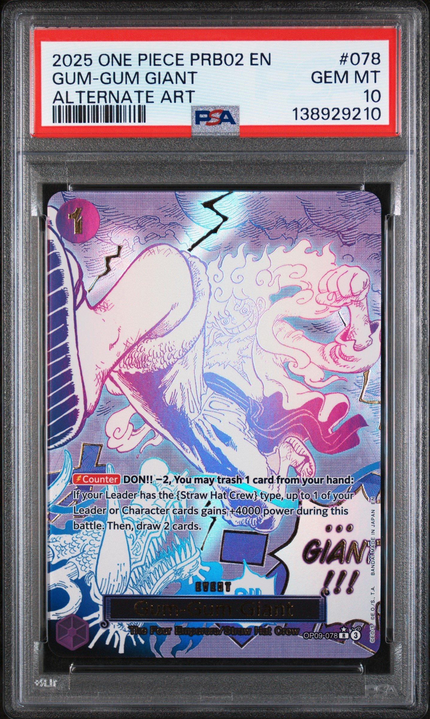 2025 One Piece Prb02-premium Booster -one Piece Card The Best- Vol