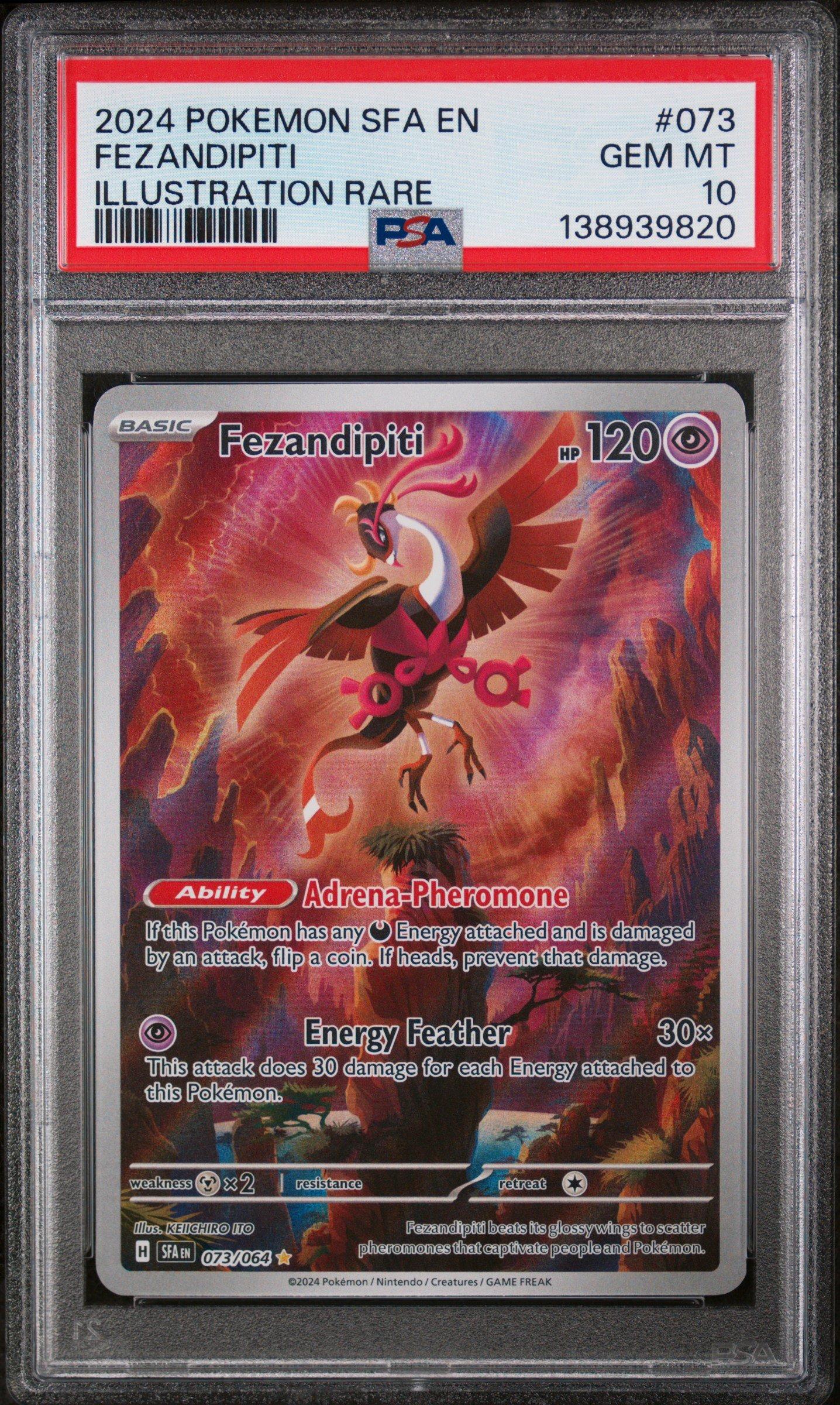 2024 Pokemon Sfa En-shrouded Fable 073 Fezandipiti Illustration