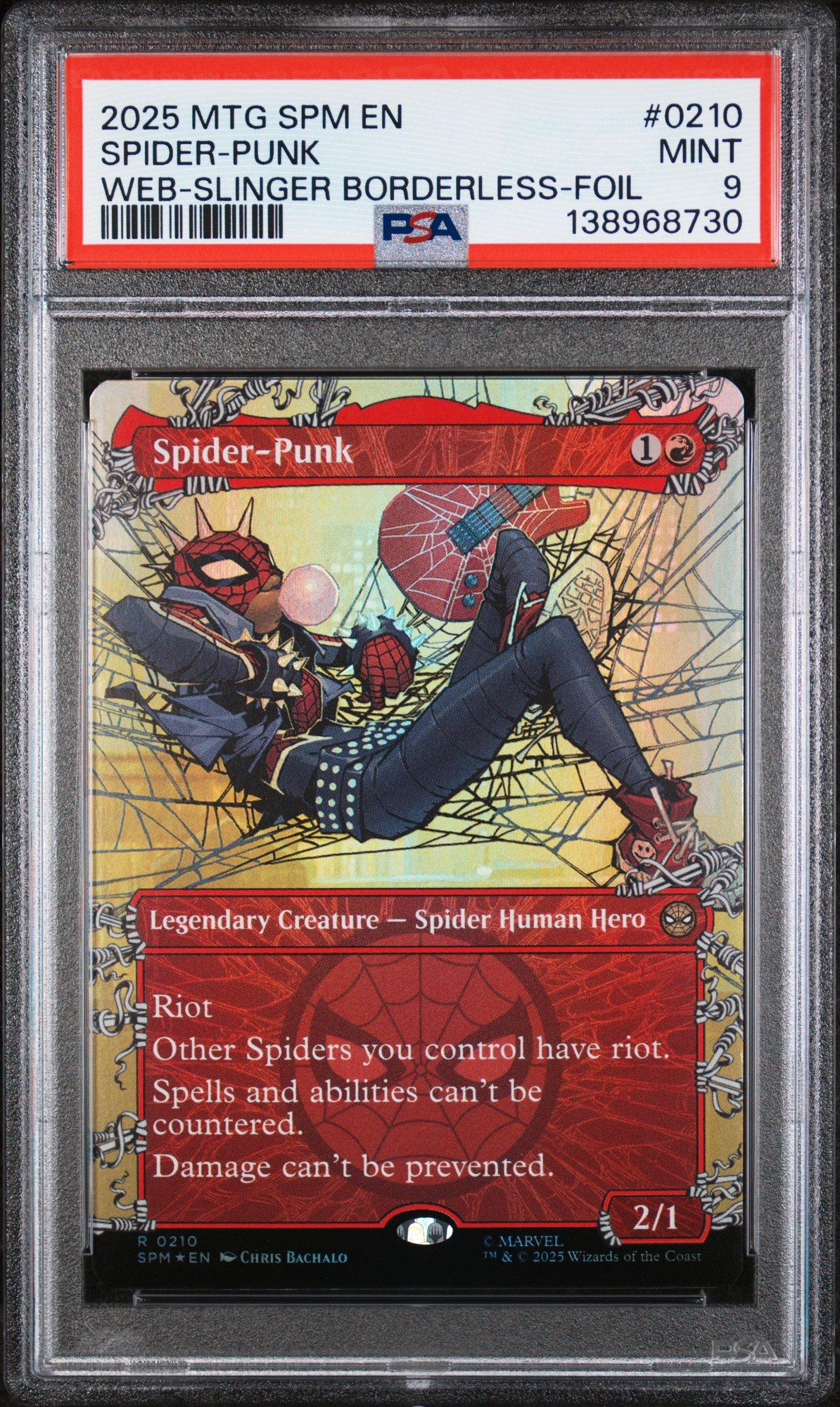 2025 Magic The Gathering Marvel's Spider-man 0210 Spider-punk Web