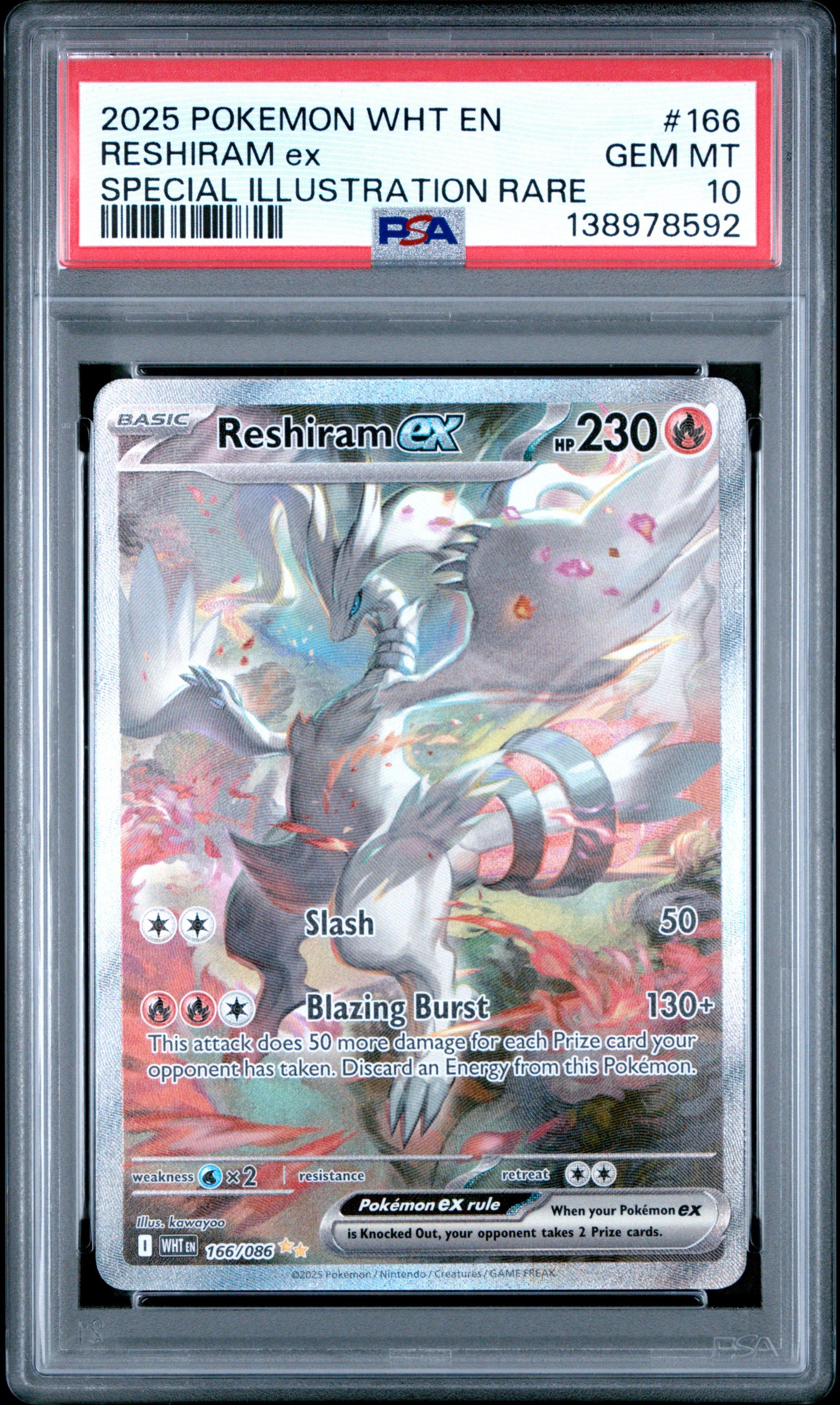 reshiram ex pokemon card Pokemon Japanese White Flare Reshiram Ex 017/086 Sv11w Pokemon TCG Salamence ex &
