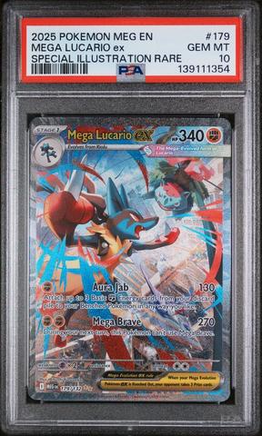 2025 Pokemon Meg En-mega Evolution 179 Mega Lucario Ex Special