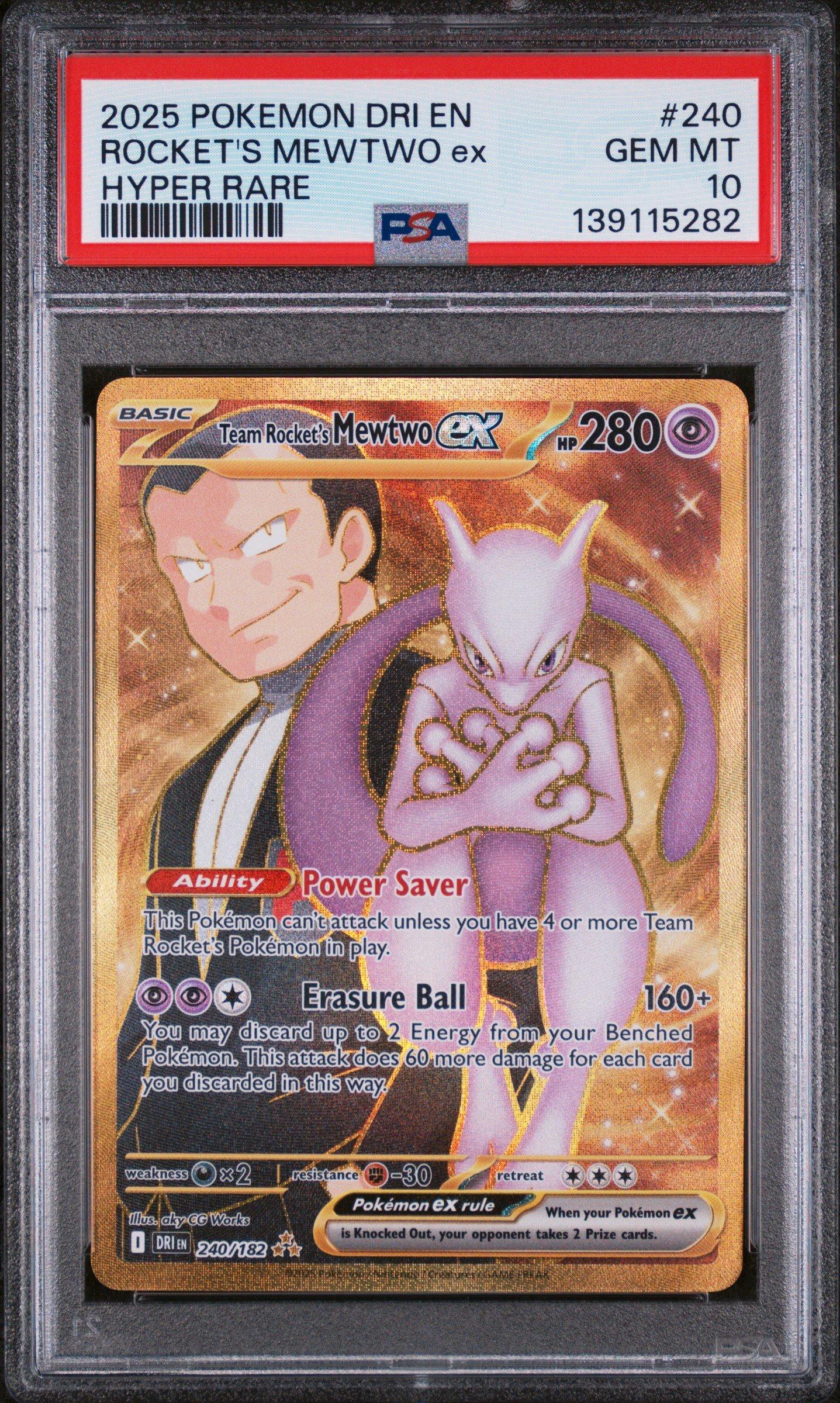 pokemon destined rivals mewtwo card Team Rockets ex Special Illustration Rare BGS 9.5 or the prideful power of Team Rocket’s Persian ex as a foil promo card Pokémon - Official reveal of
