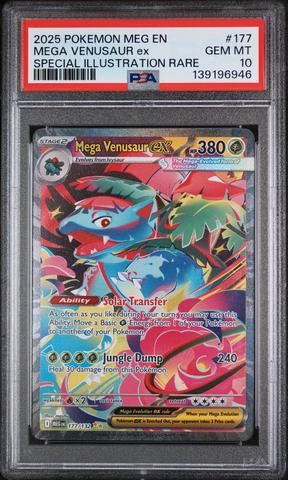 2025 Pokemon Meg En-mega Evolution 177 Mega Venusaur Ex Special