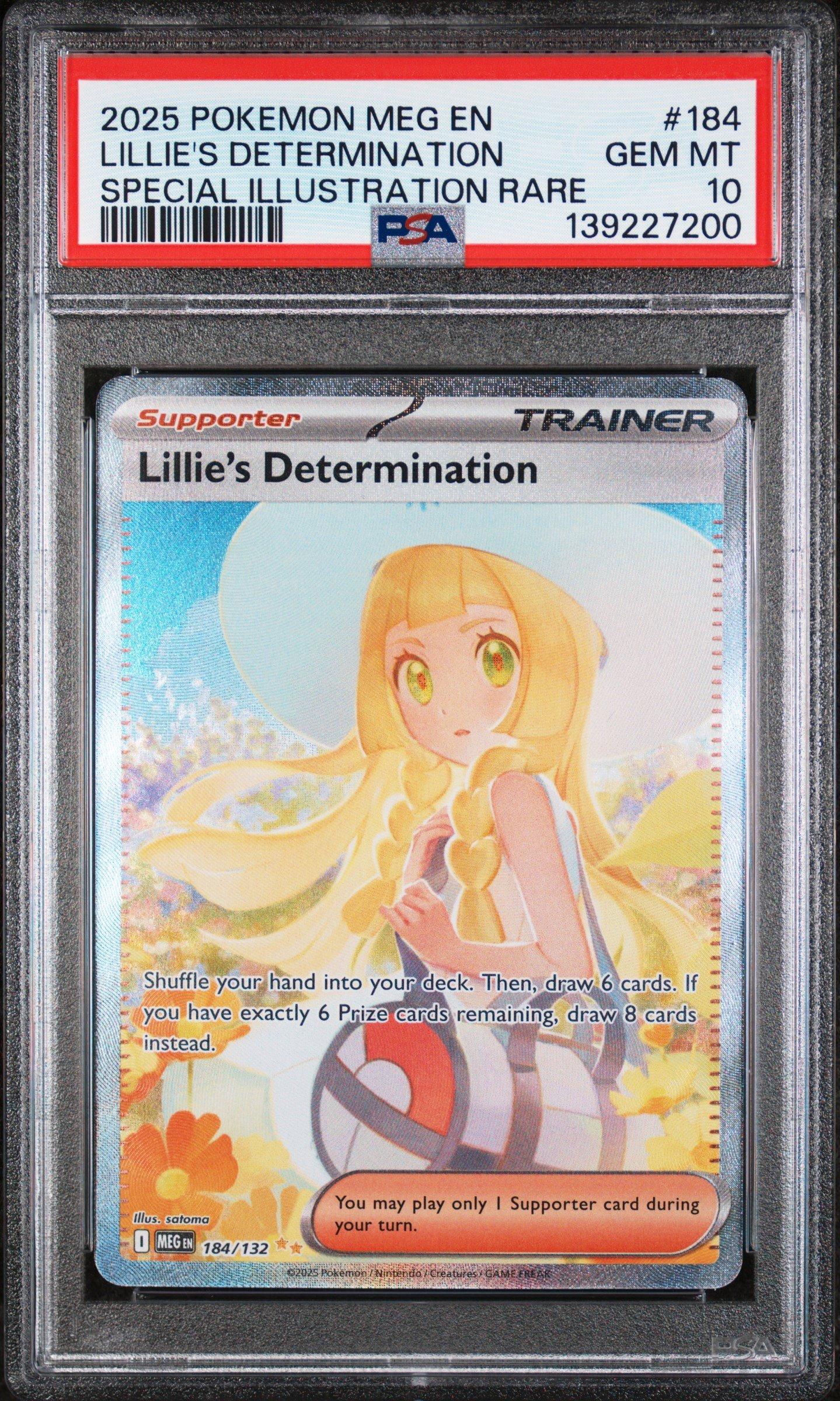 2025 Pokemon Meg En-mega Evolution 184 Lillie's Determination