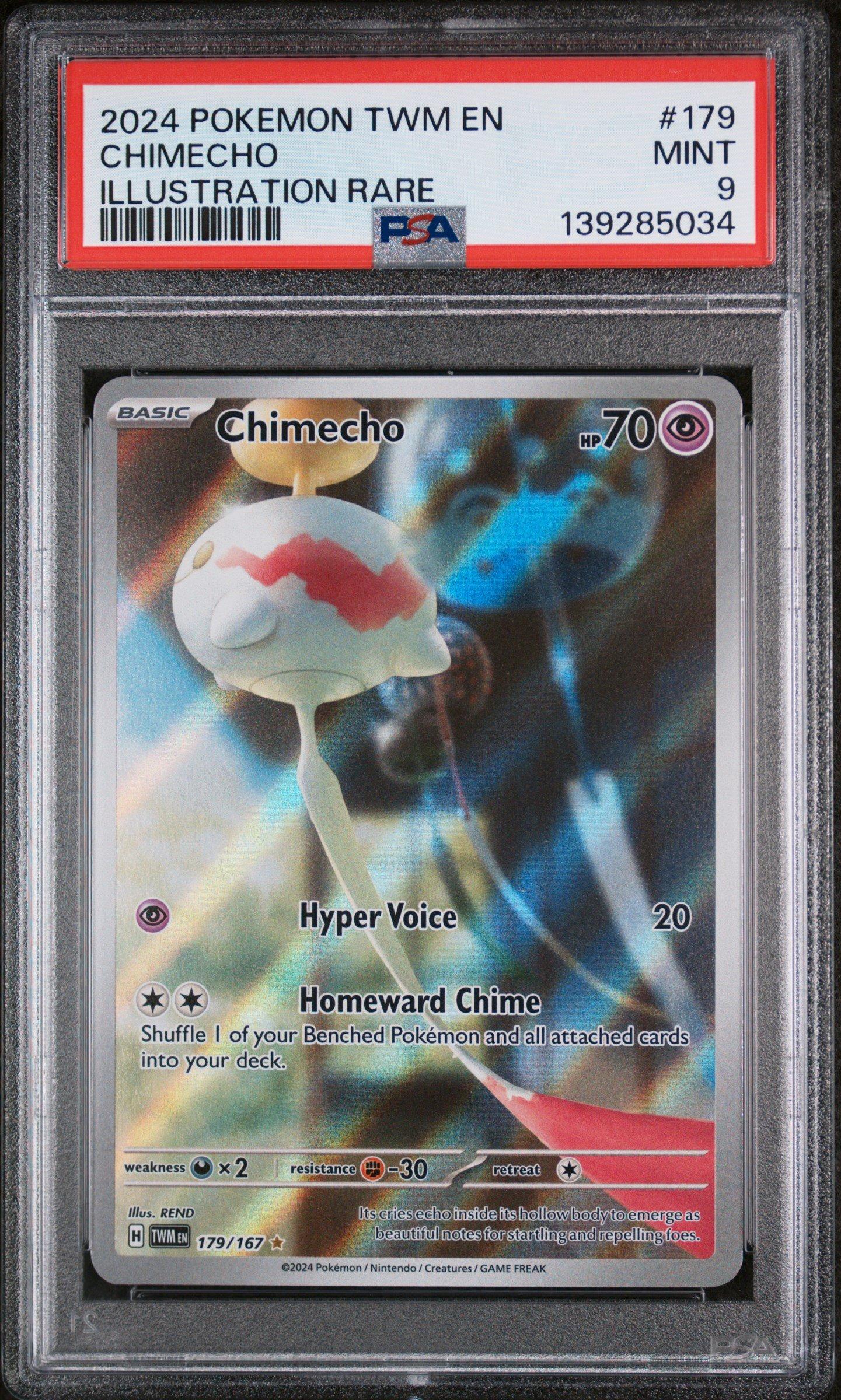 2024 Pokemon Twm En-twilight Masquerade 179 Chimecho Illustration