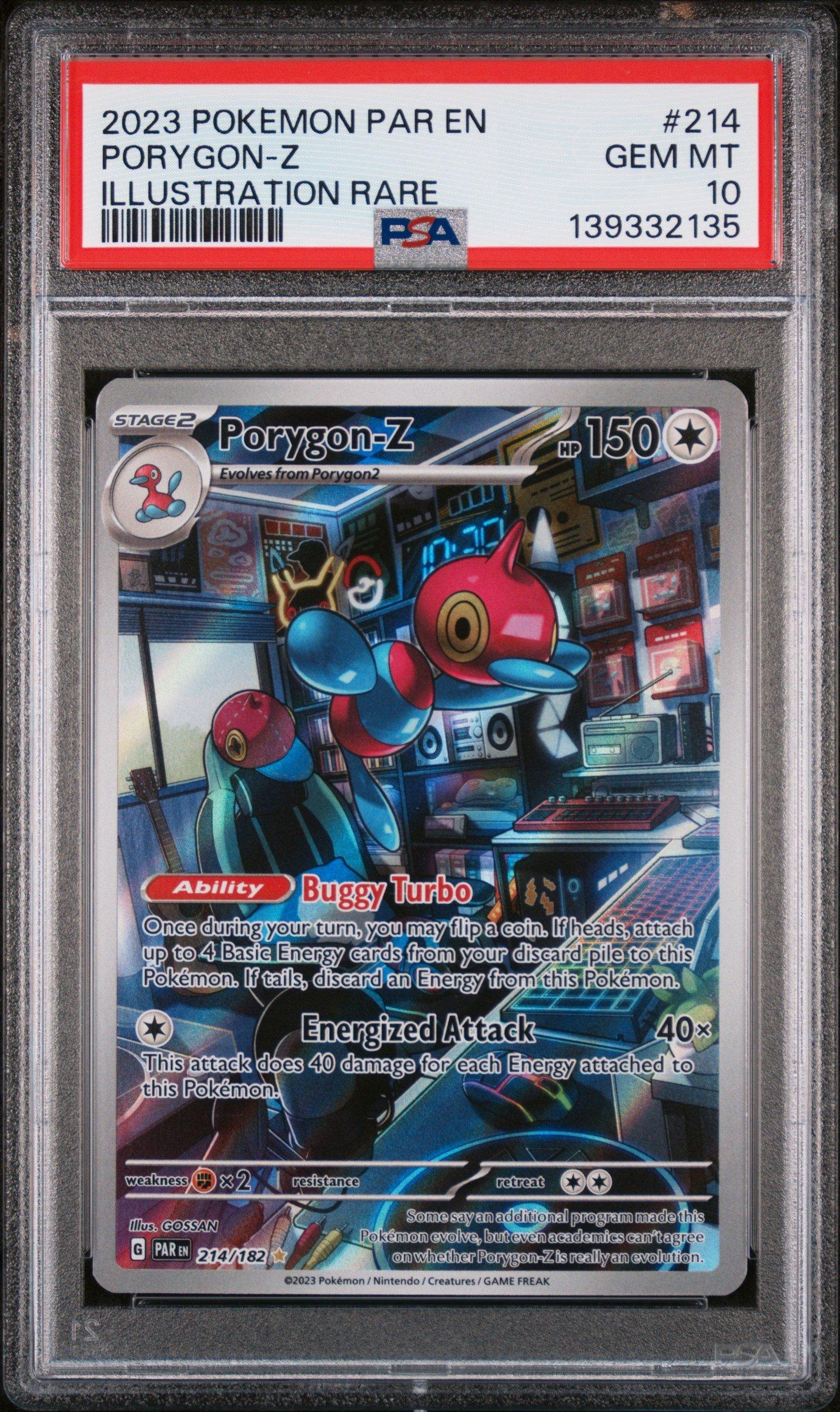 2023 Pokemon Par En-paradox Rift 214 Porygon-z Illustration Rare