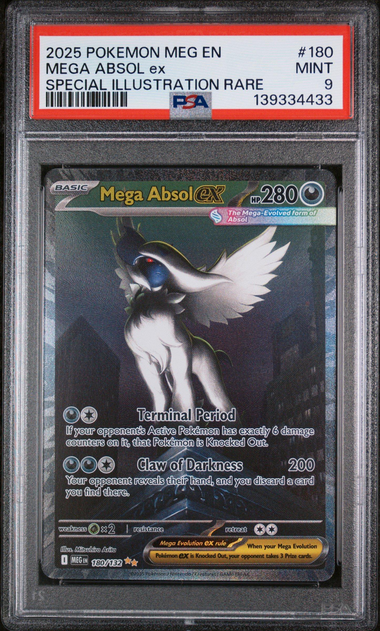 2025 Pokemon Meg En-mega Evolution 180 Mega Absol Ex Special