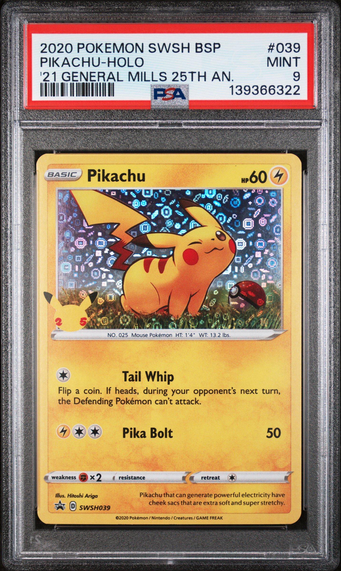 2020 Pokemon Swsh Black Star Promo 039 Pikachu-holo 2021 General