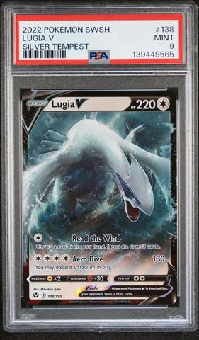 PSA9 ポケモンカード 2022 2022 Pokemon Sword & Shield Silver Tempest 138 Lugia V PSA 9