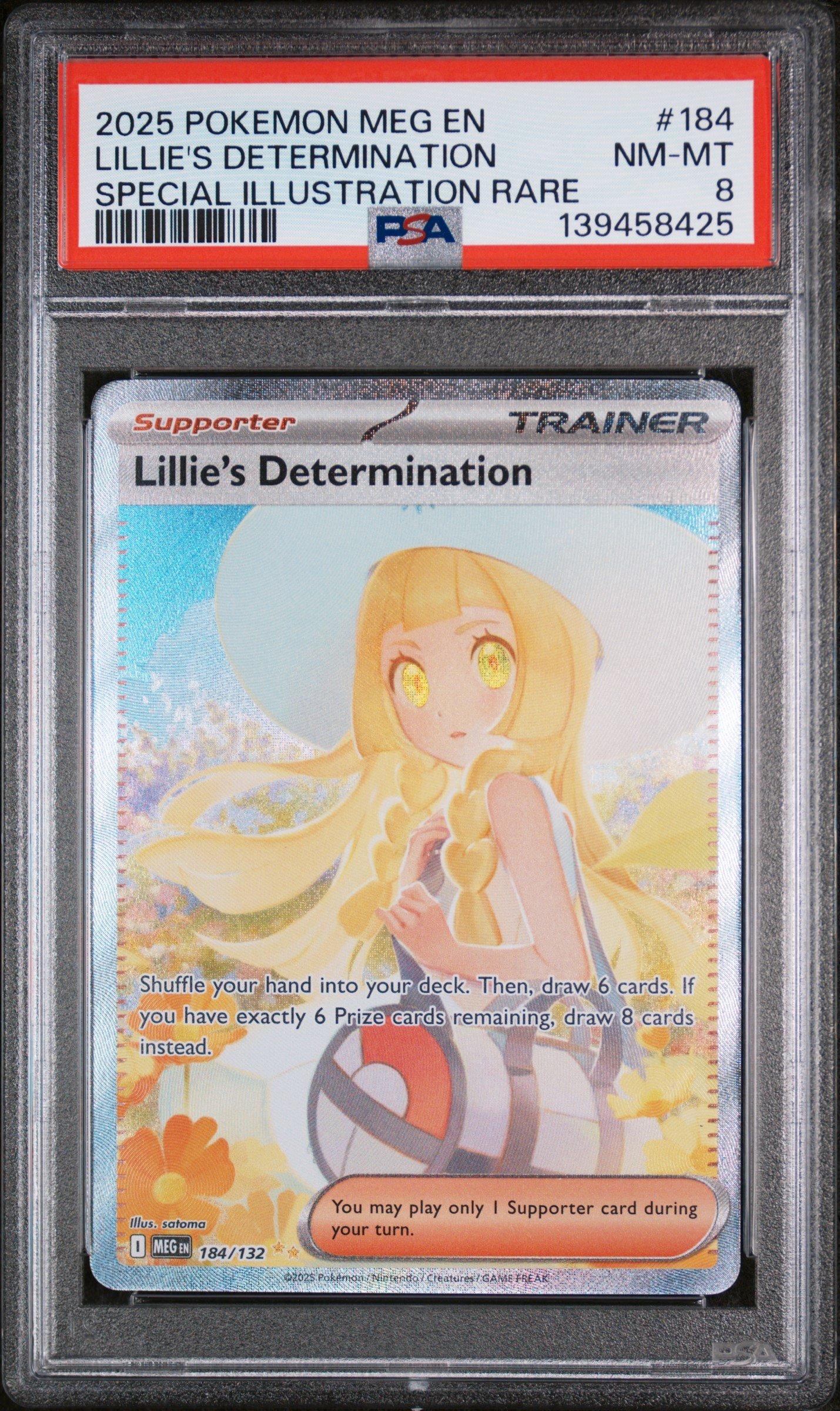 2025 Pokemon Meg En-mega Evolution 184 Lillie's Determination