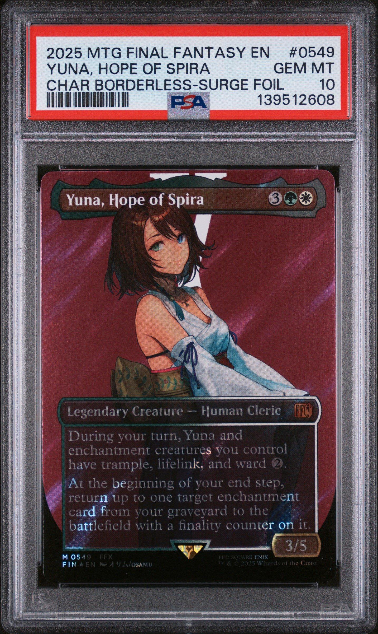 2025 Magic The Gathering Final Fantasy 0549 Yuna, Hope Of Spira