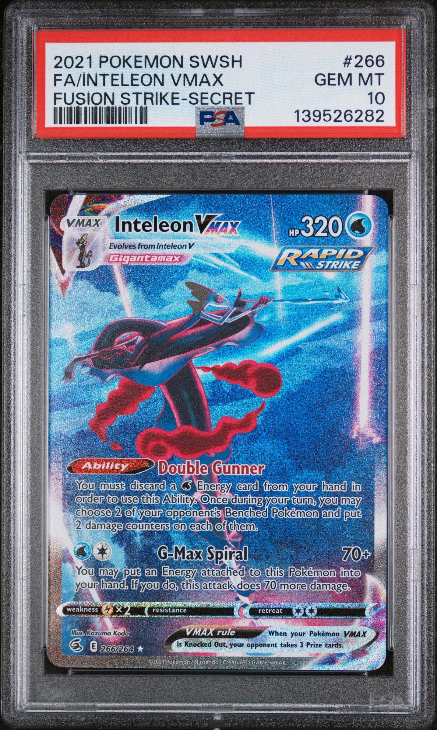 gigantamax inteleon pokemon card 079/264 Inteleon VMAX