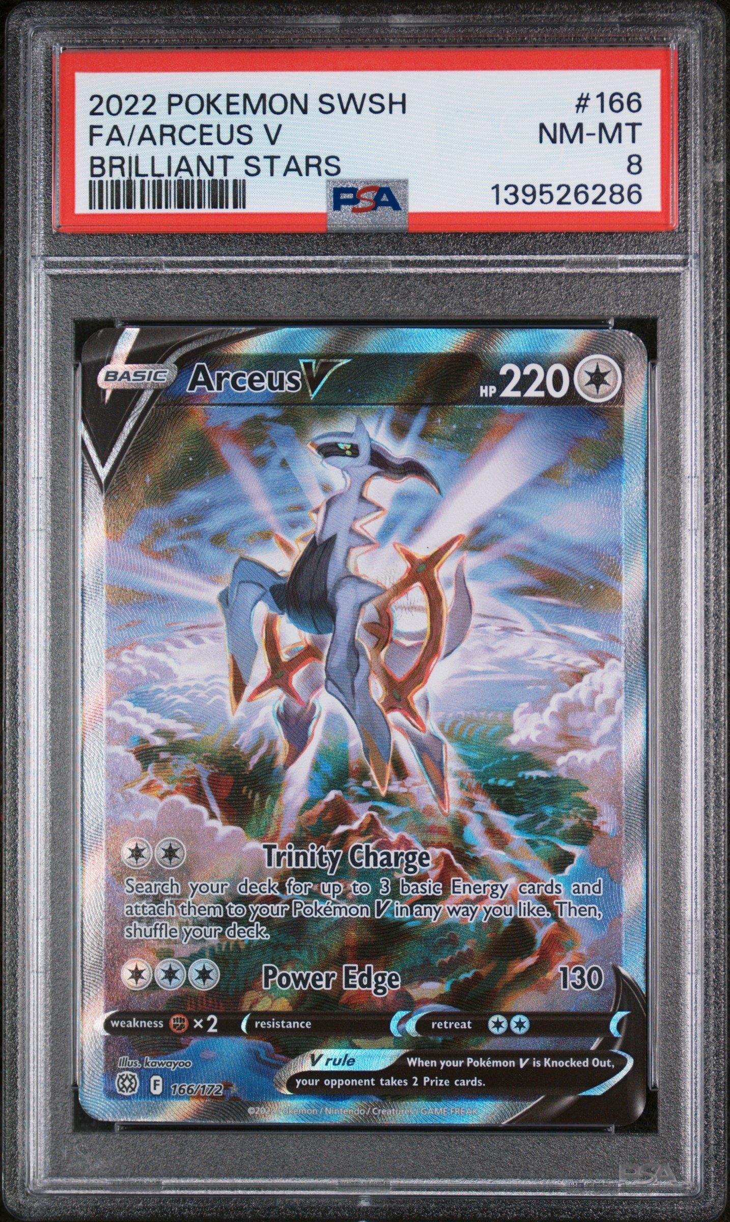 arceus pokemon card full art TCG Chinese Scarlet & Violet Sv125/s-p Promo V Colorless Power Edge (130) Weakness Fighting 2 Resistance None None Retreat Cost Vmax Pokemon Cards Gold Metal