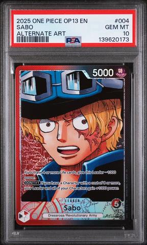 2025 One Piece Op13-carrying On His Will 120 Sabo Alternate Art