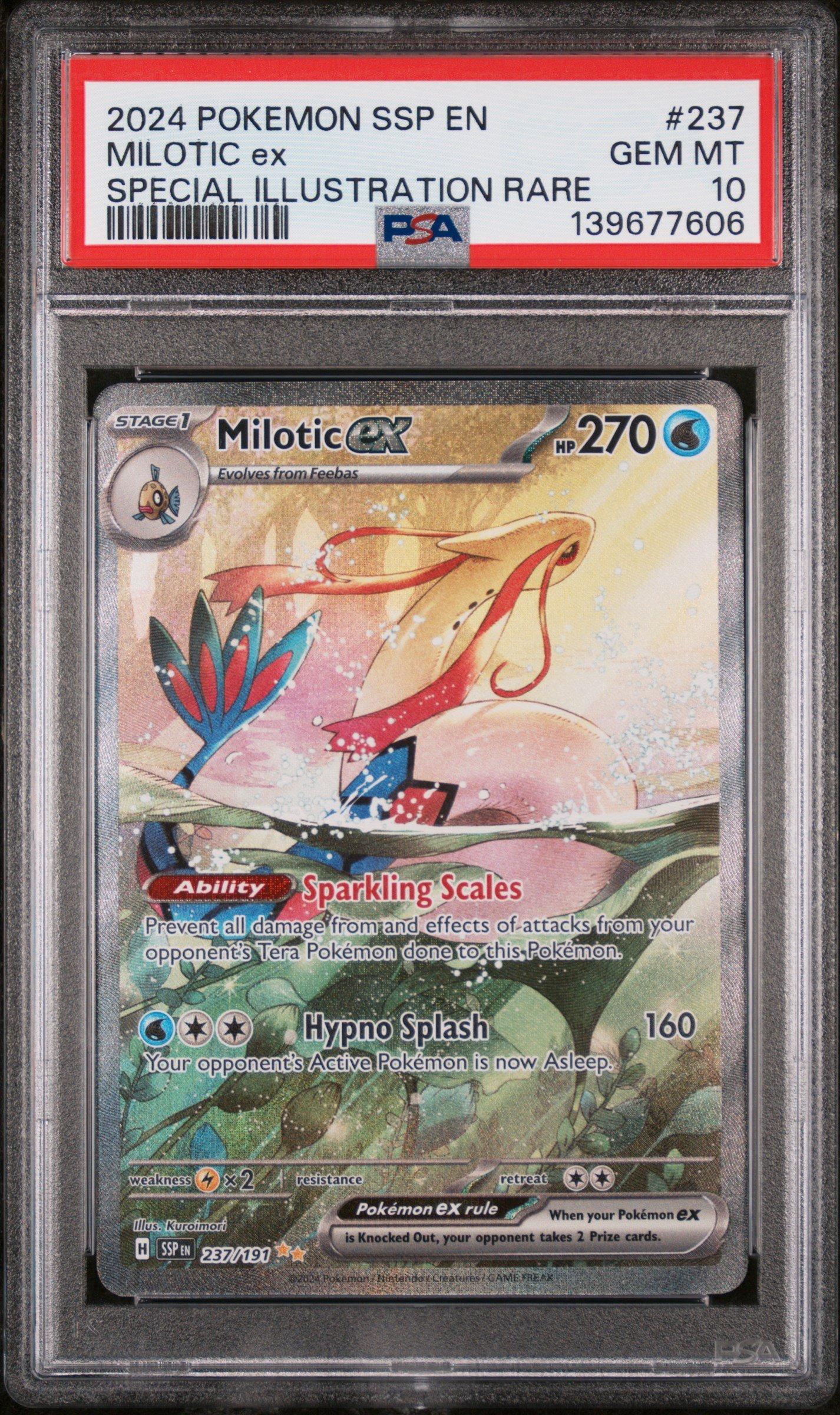 2024 Pokemon Ssp En-surging Sparks 237 Milotic Ex Special