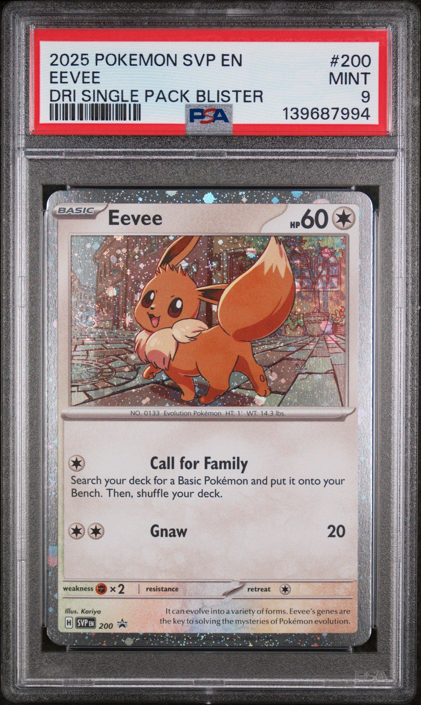 2025 Pokemon Svp En-sv Black Star Promo 200 Eevee Destined Rivals