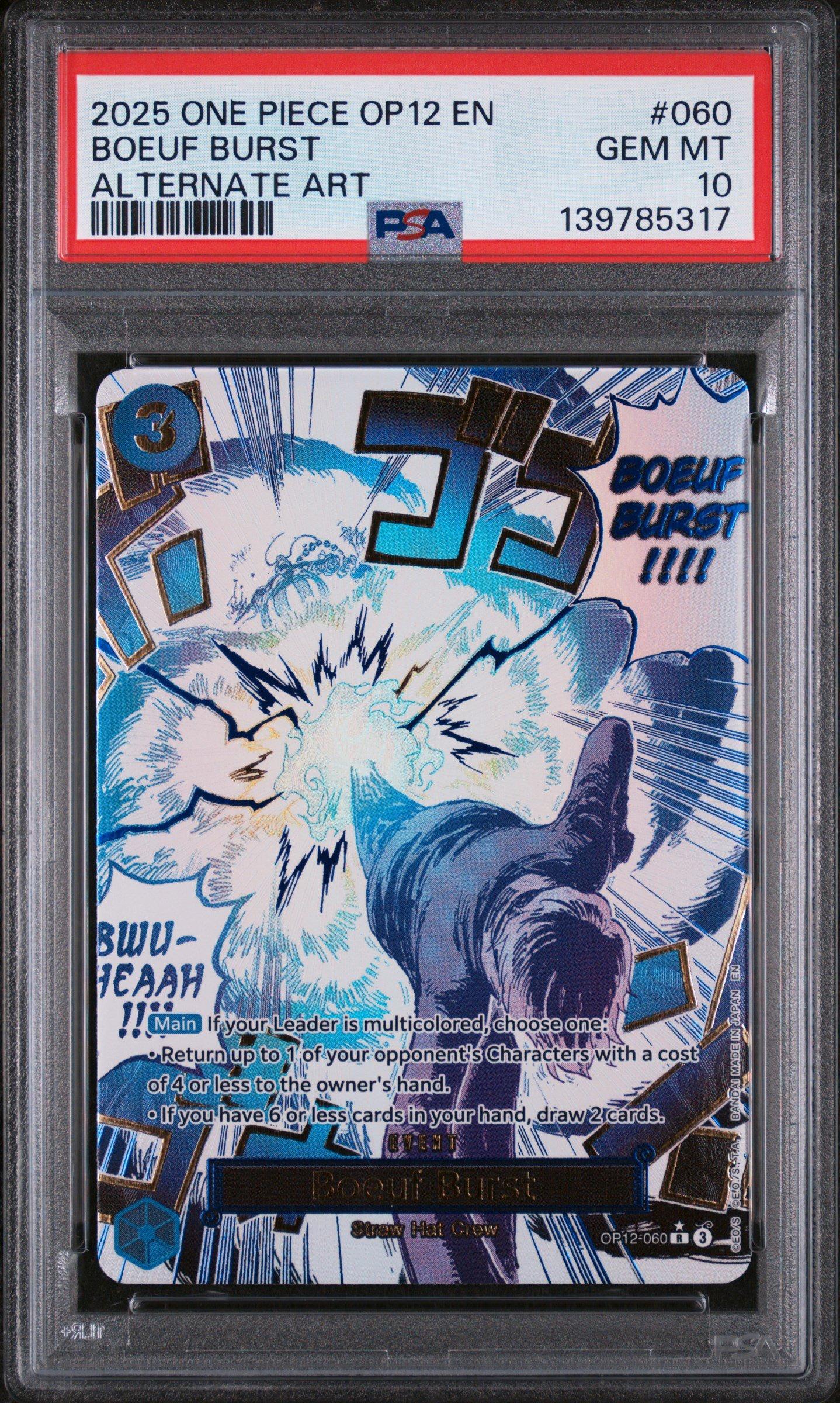 2025 One Piece Op12-legacy Of The Master 060 Boeuf Burst Alternate